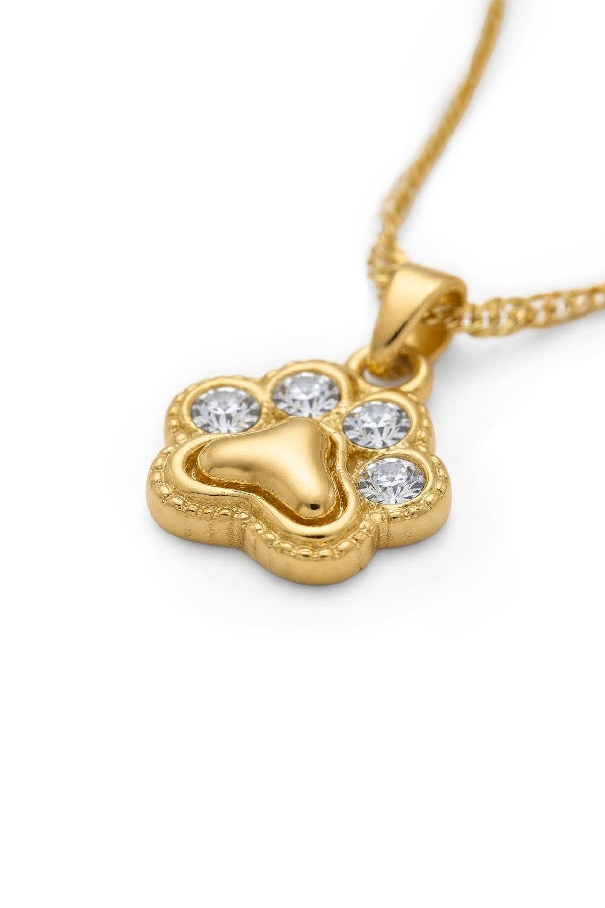 Forever paw necklace