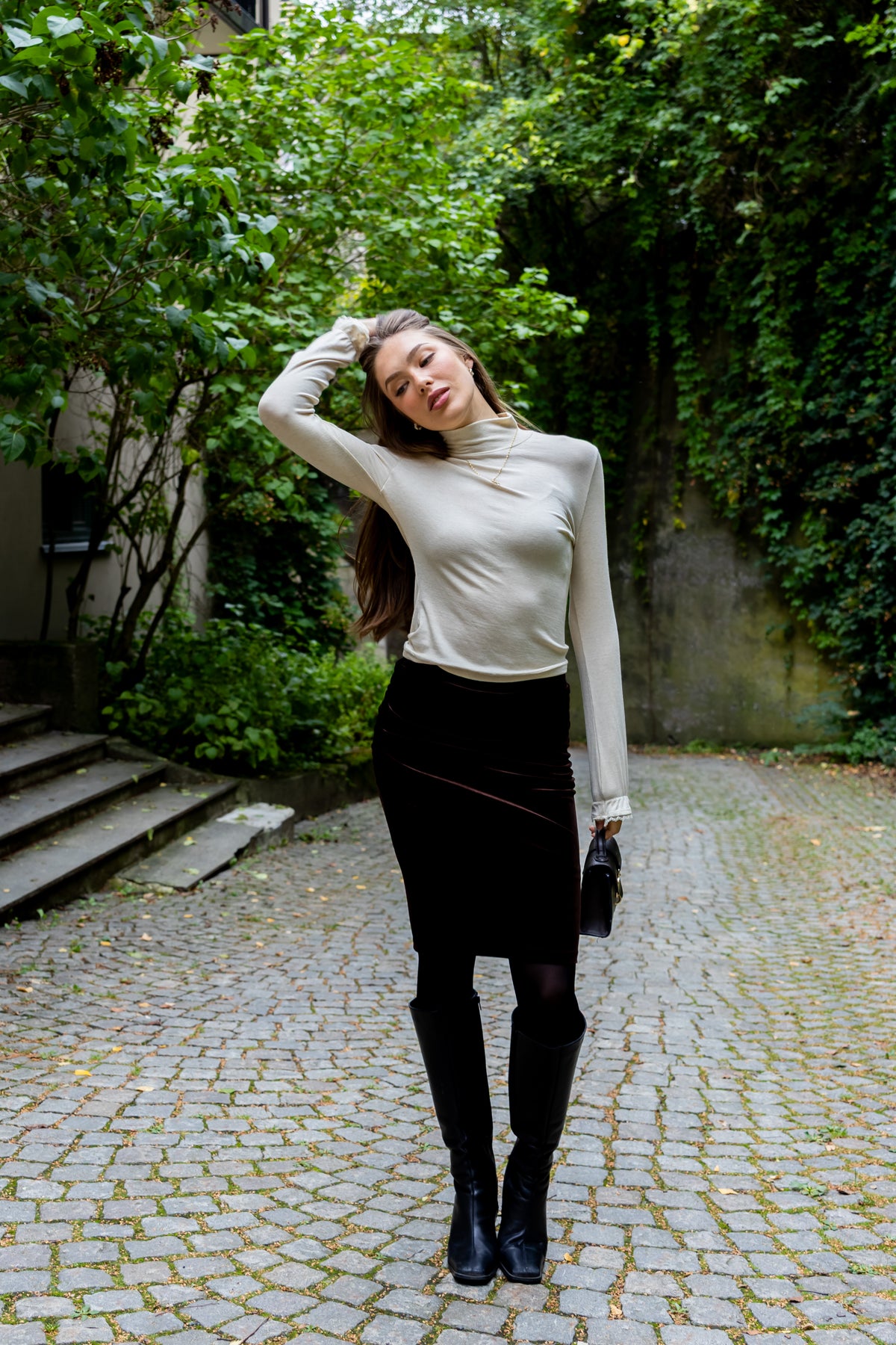 Secrets by B AW26 Amina skirt brown