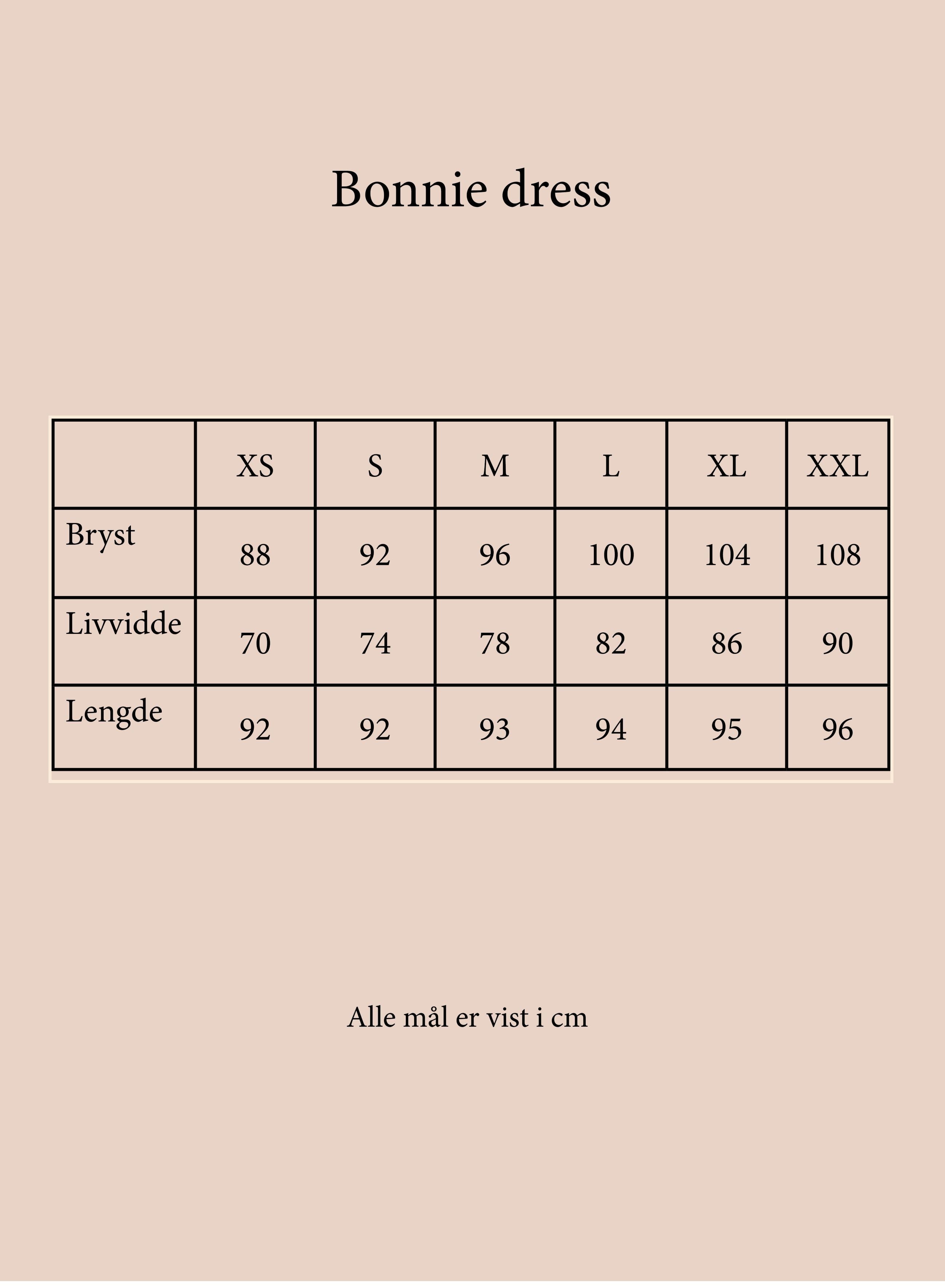 Bonnie dress beige