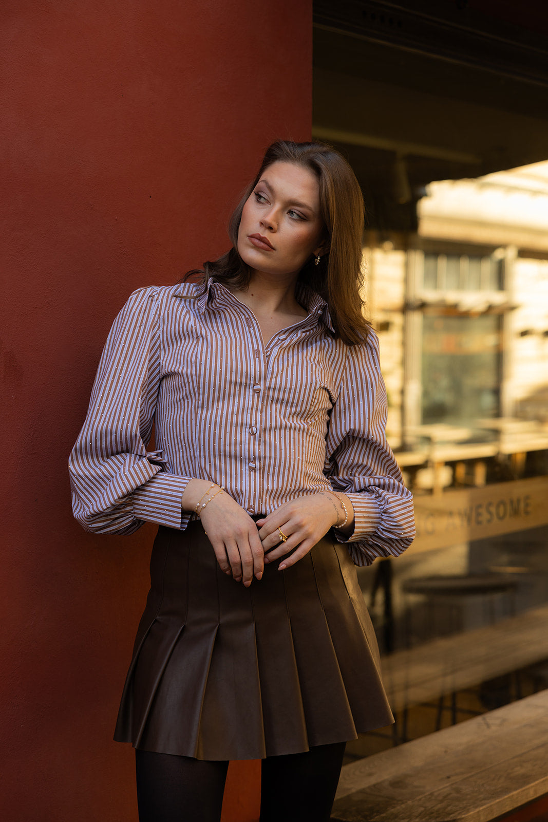 Secrets by B AW26 Cala blouse beige
