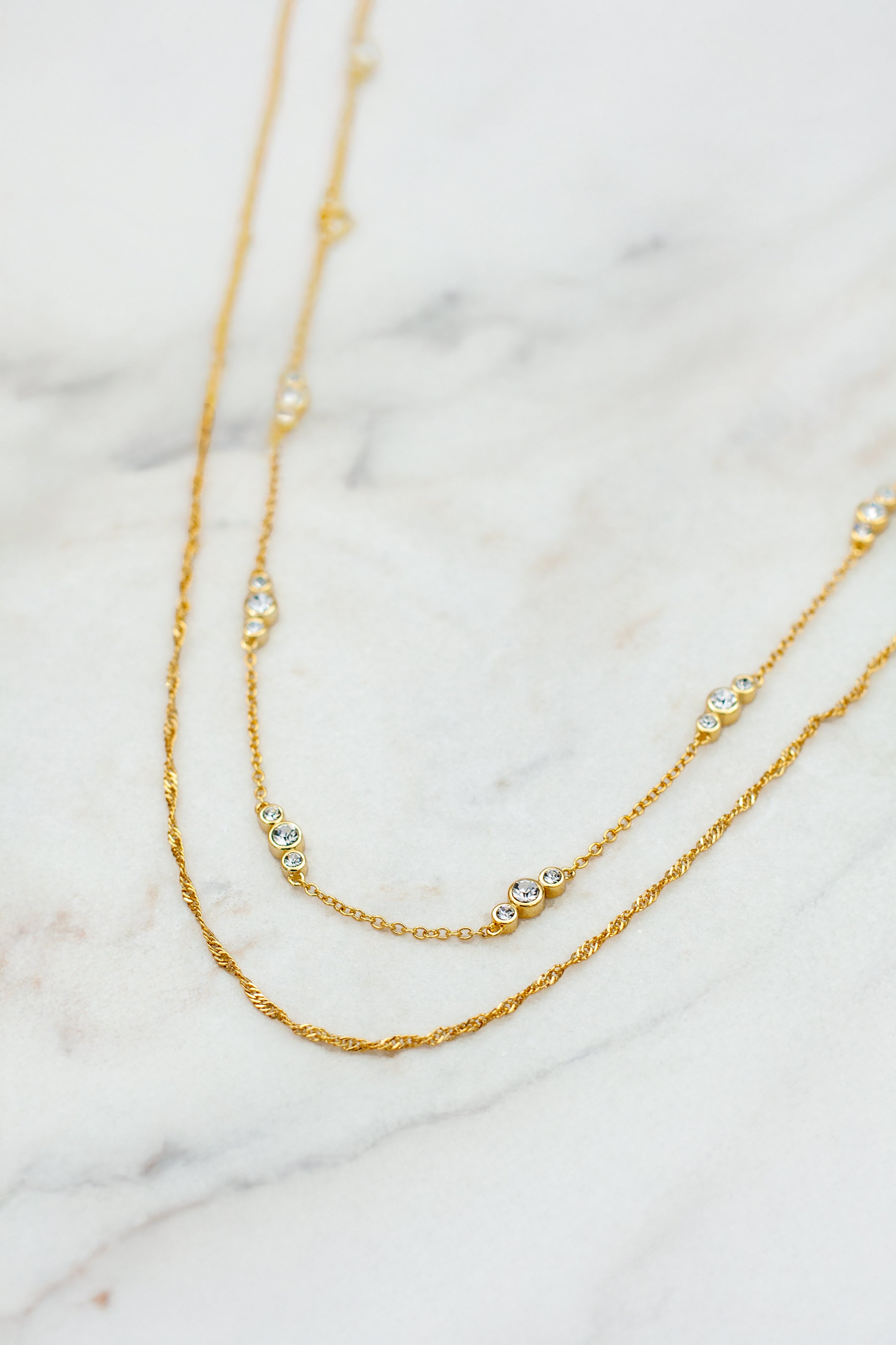 Calla double necklace