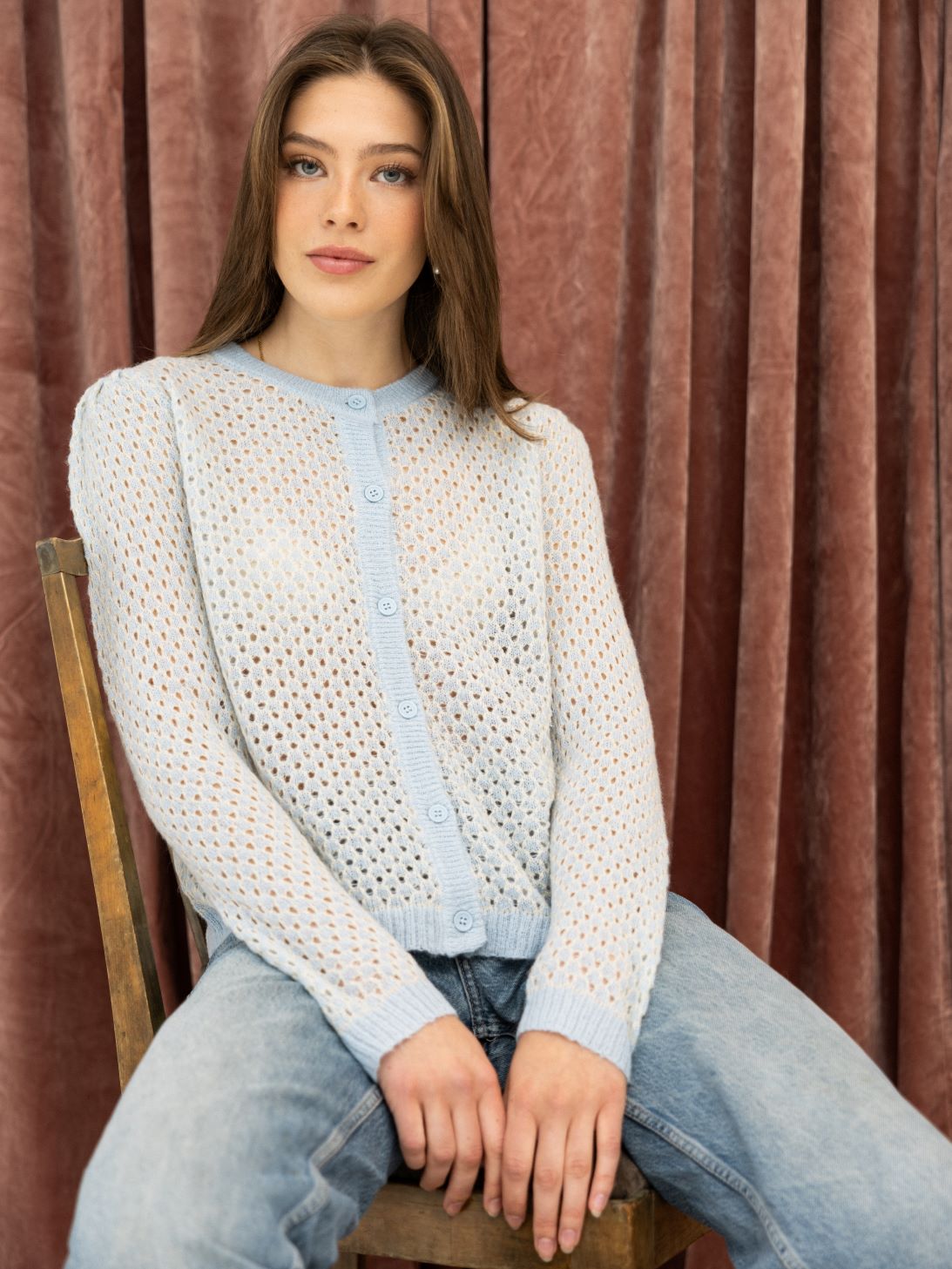 AW24 - Julia knit cardigan - blue