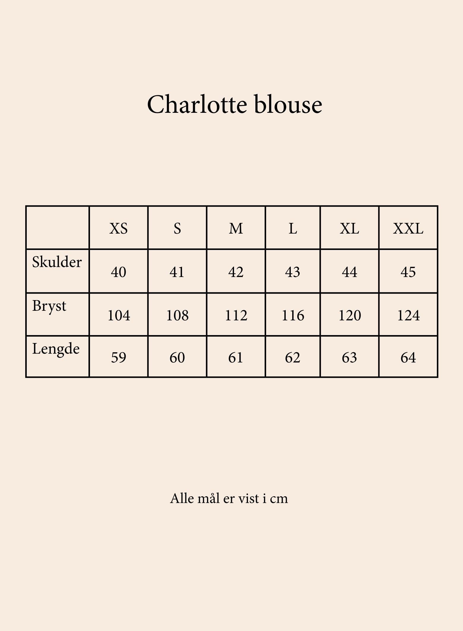 Secrets by B - Charlotte bluse