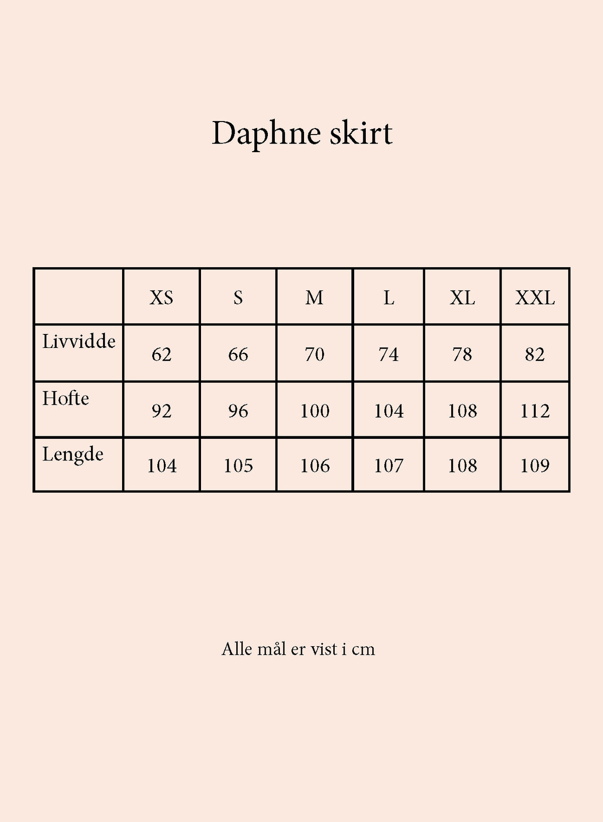 Secrets by B AW26 Daphne skirt black