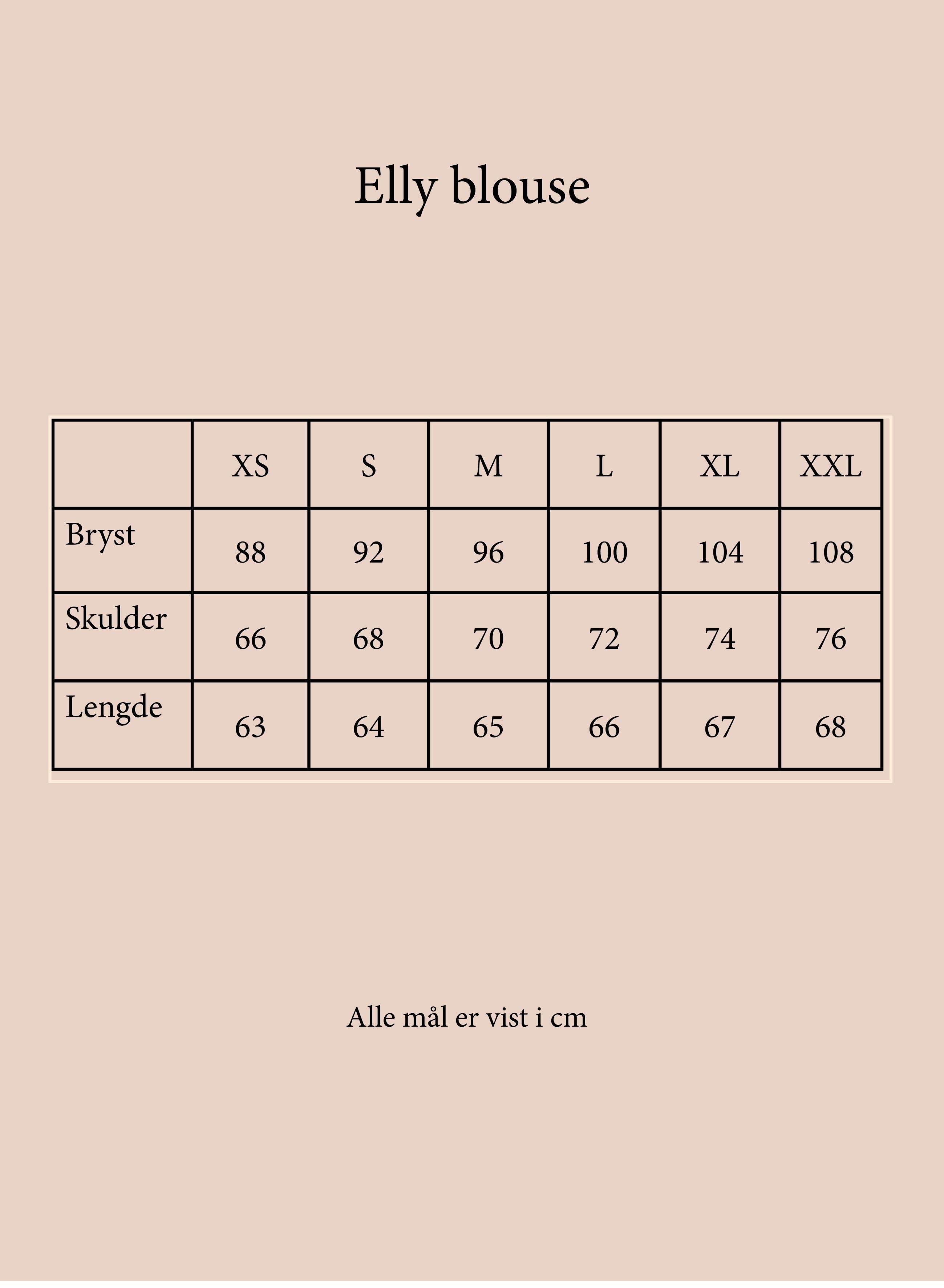 Elly blouse creme