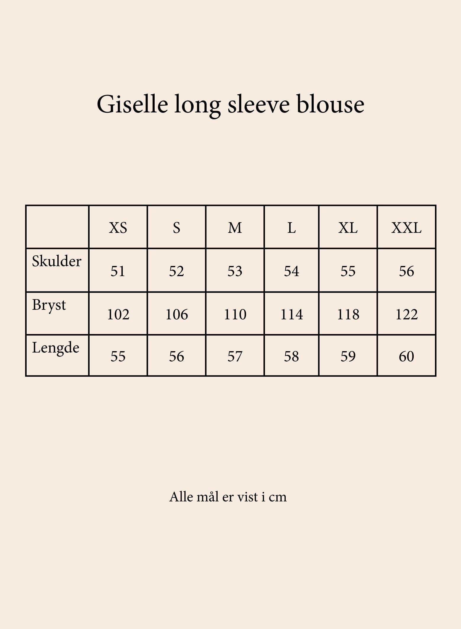 Giselle long sleeve blouse