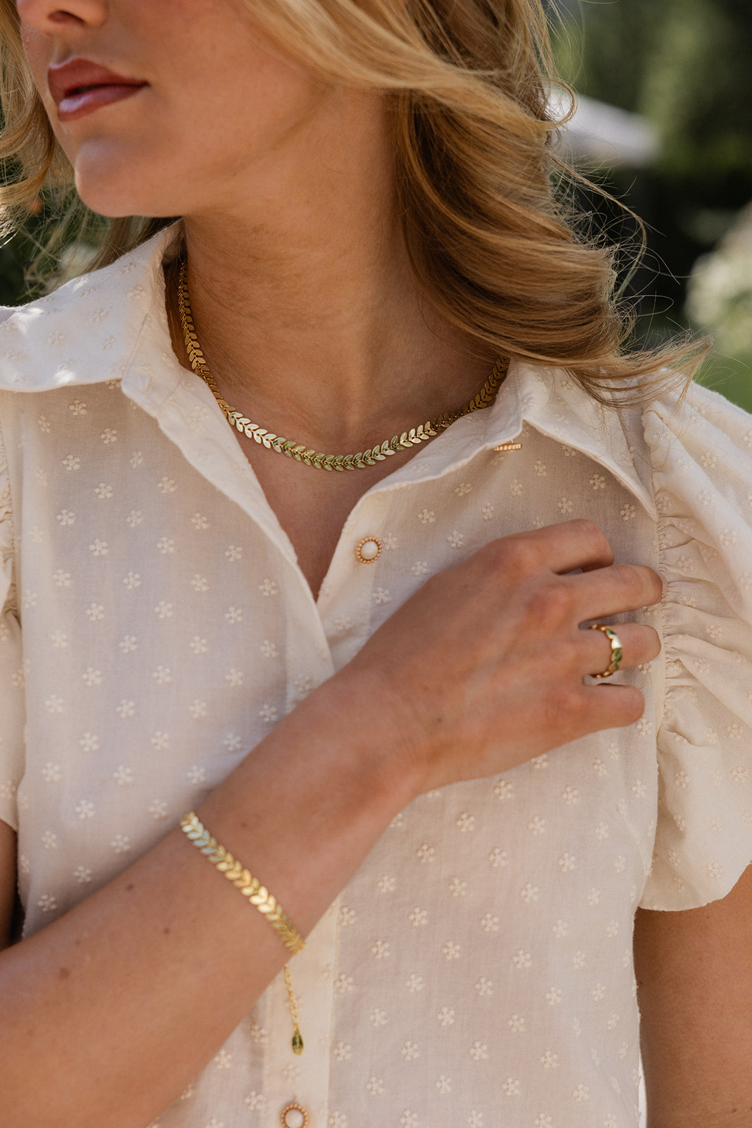 Secrets by B - Elodie bluse creme