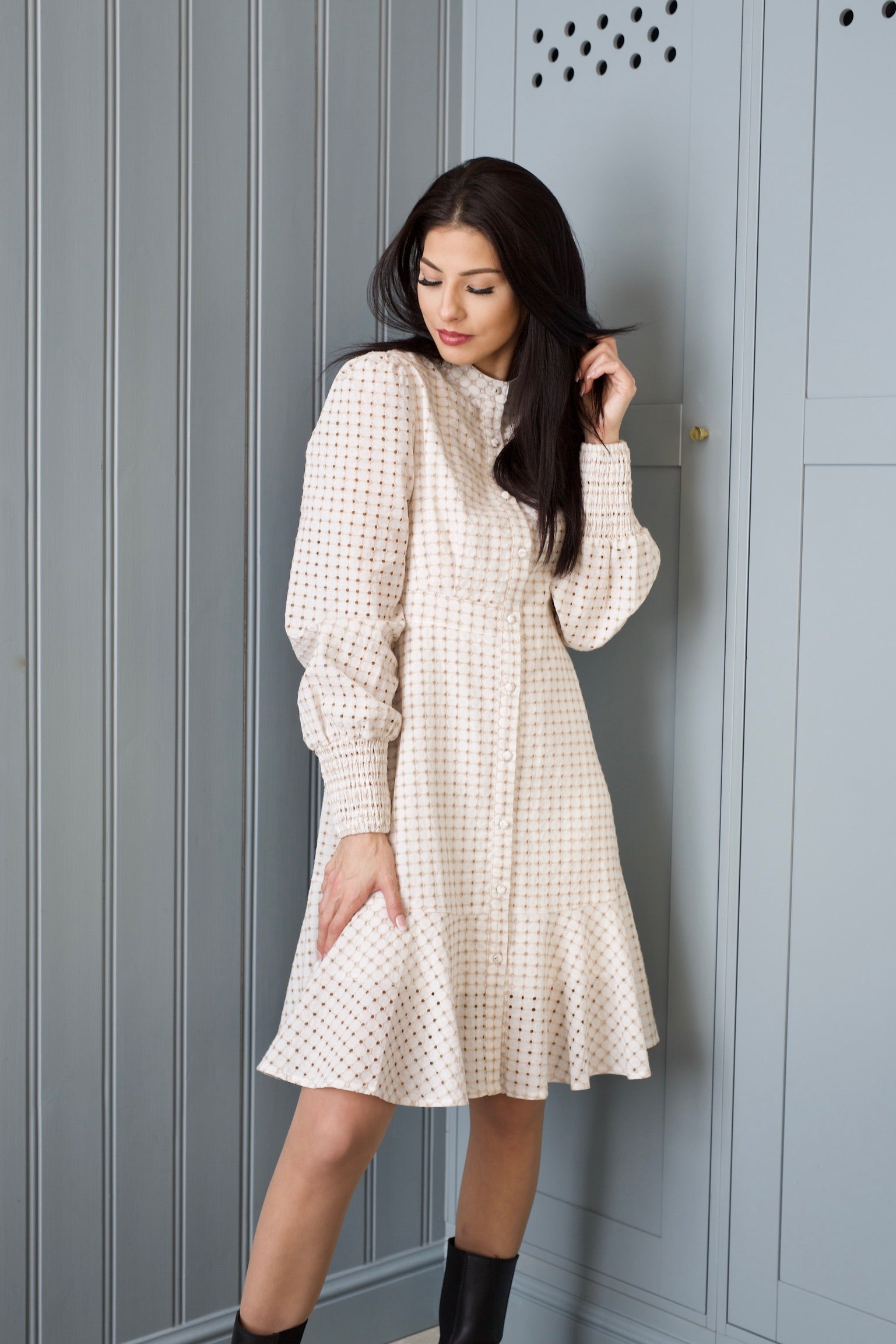 SS21 - Kayla kjole creme