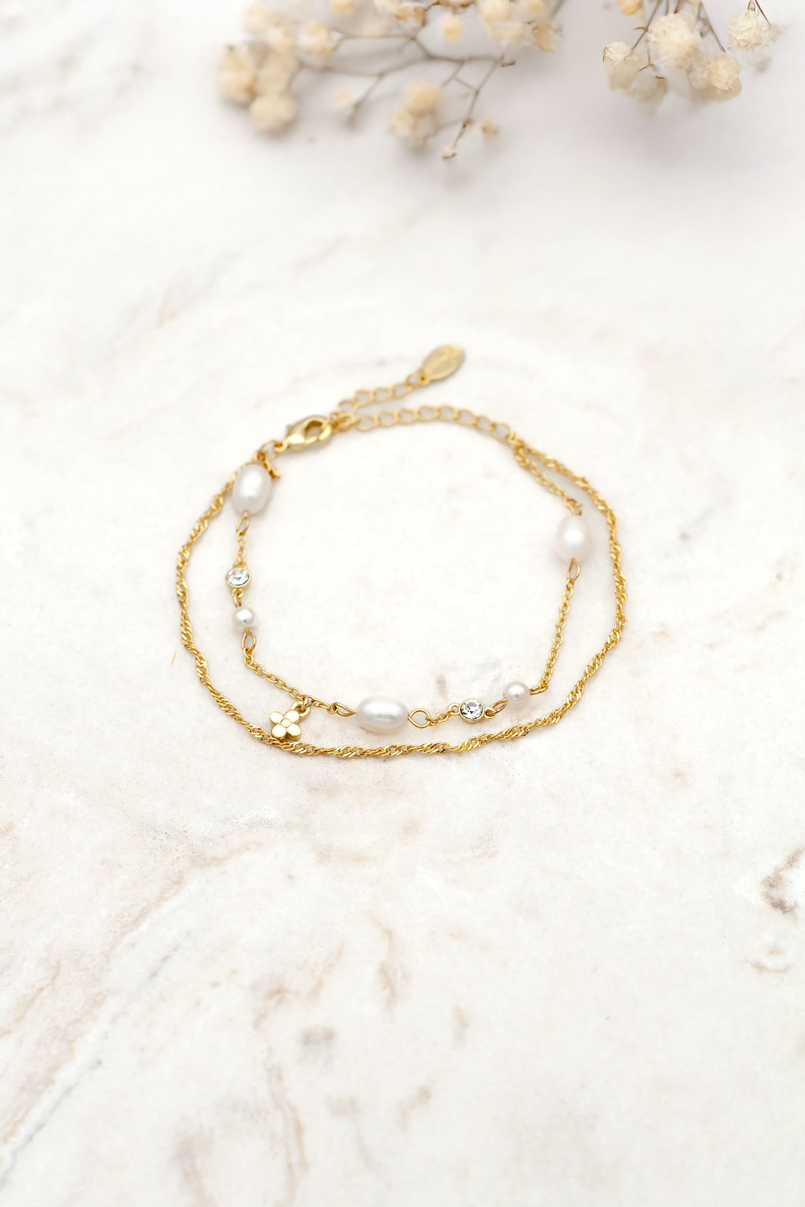 Lucia double bracelet