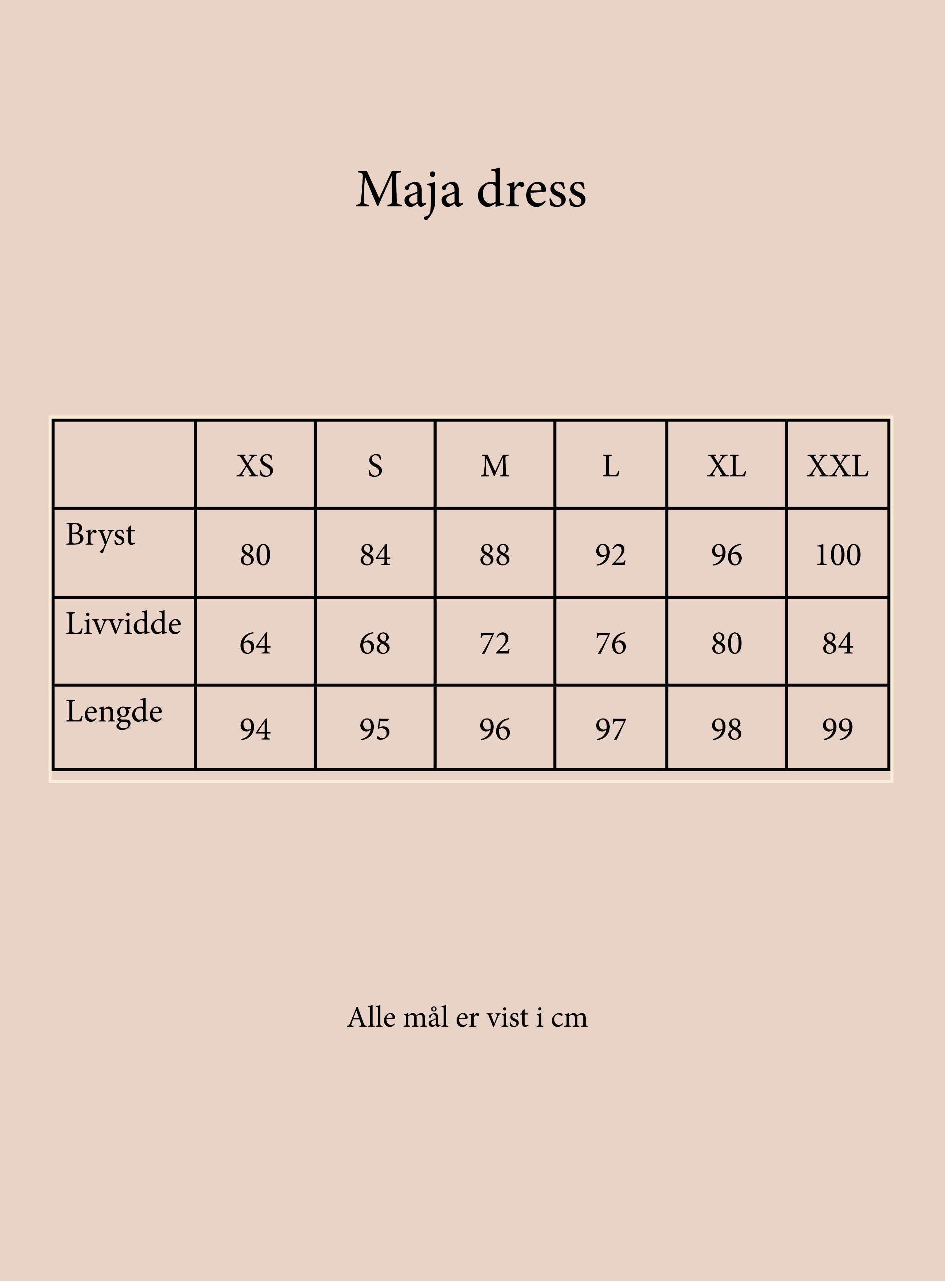 Maja dress burgundy