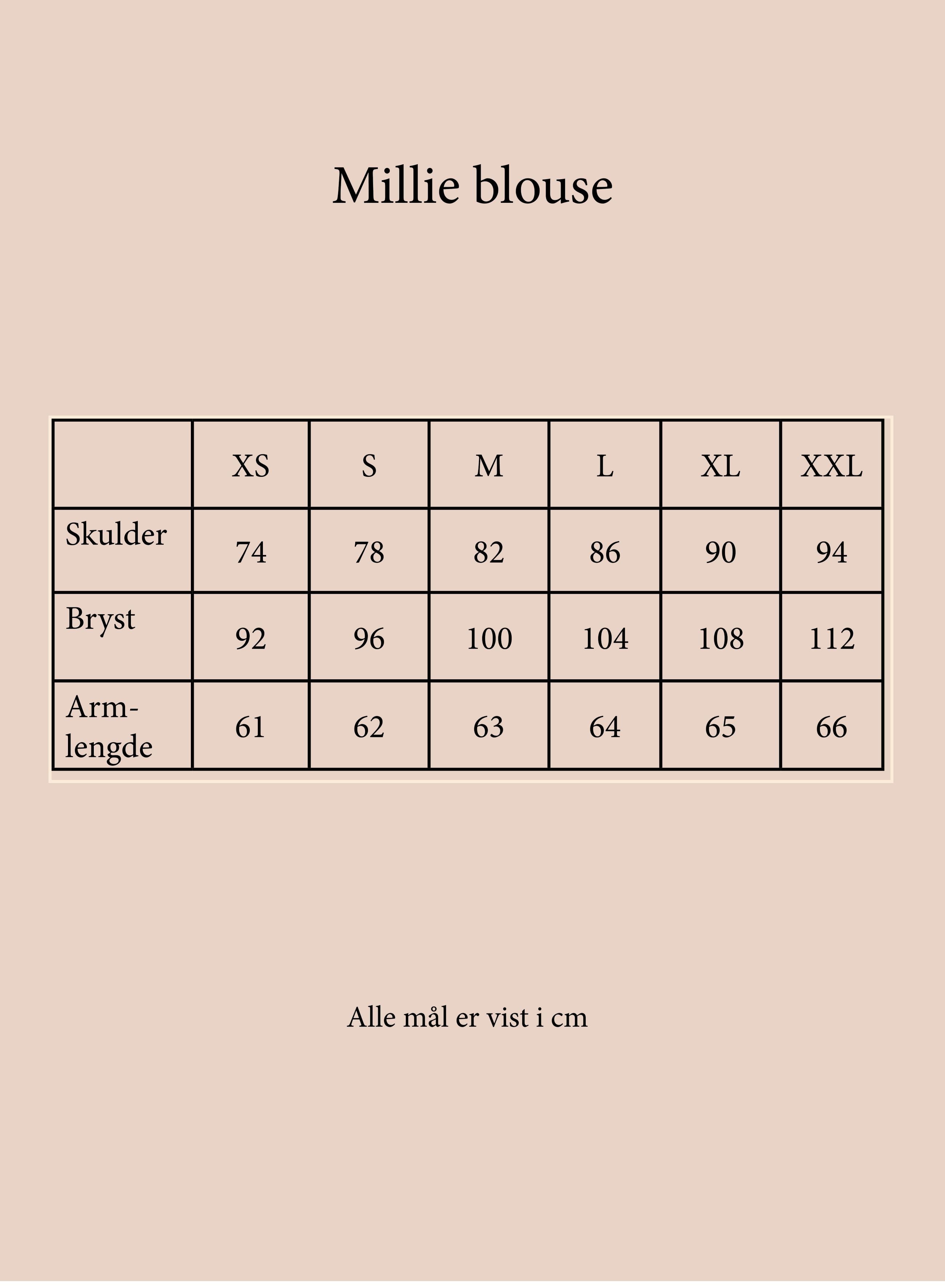 Millie blouse beige