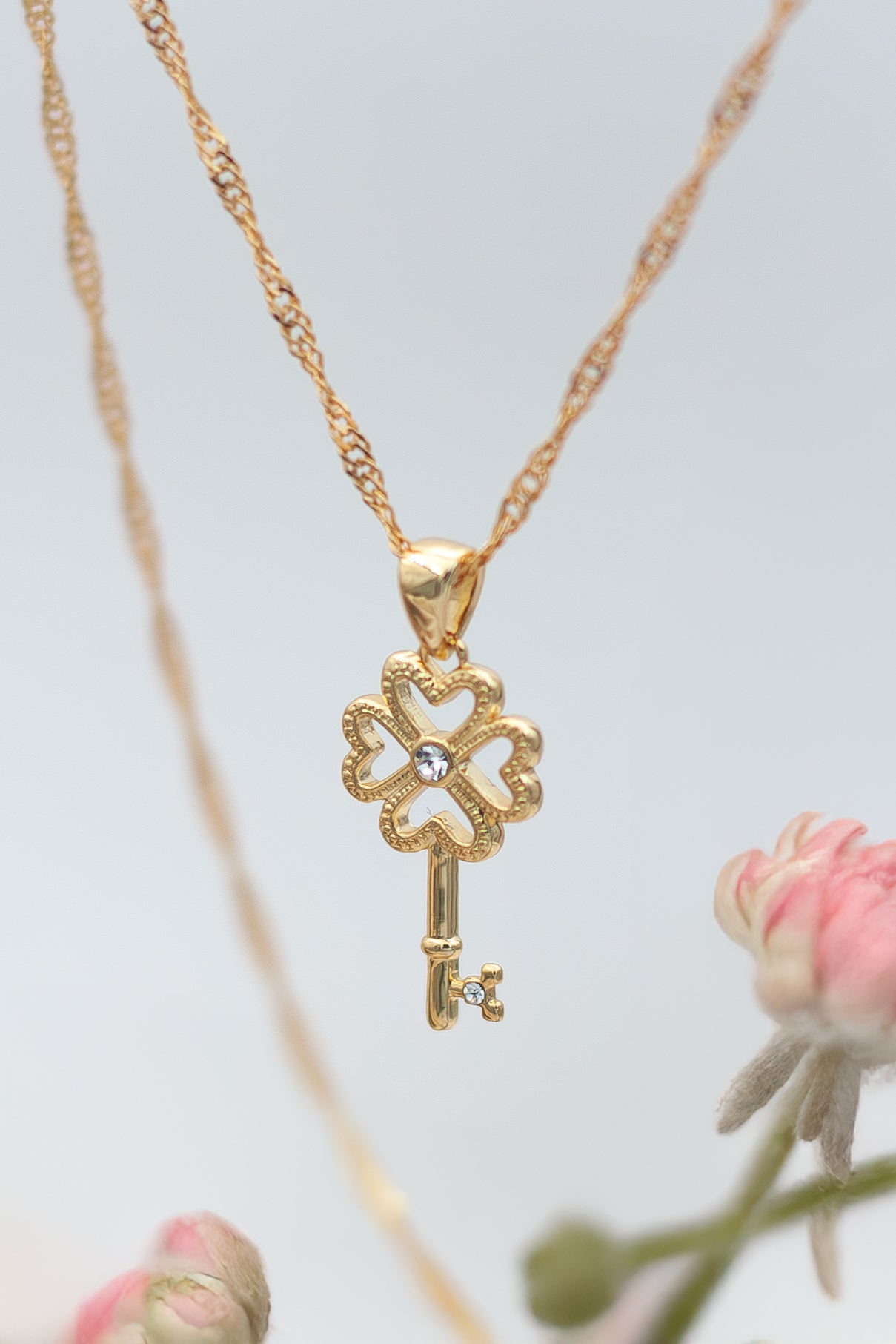 Manifistation key necklace