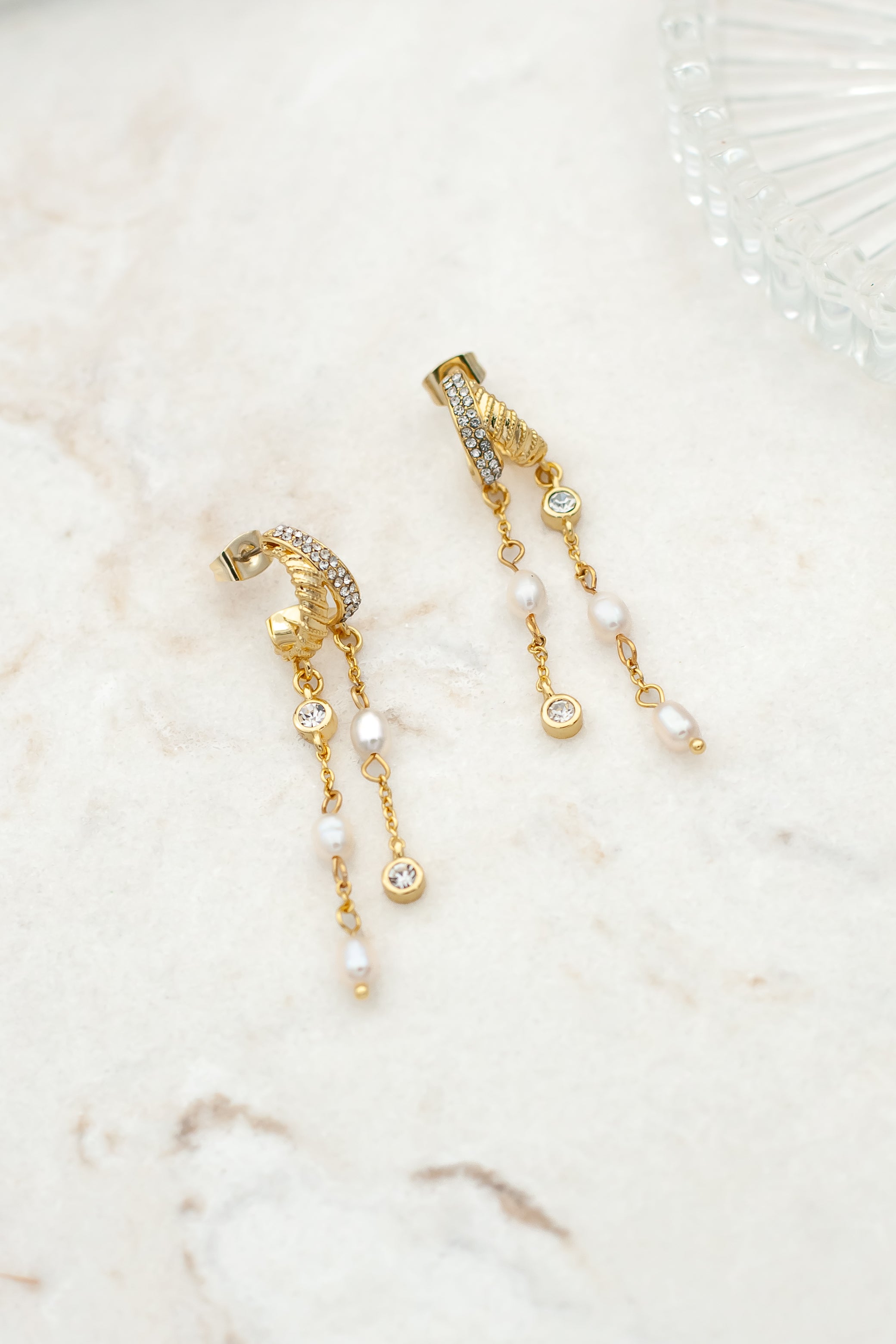 Noelia double earrings