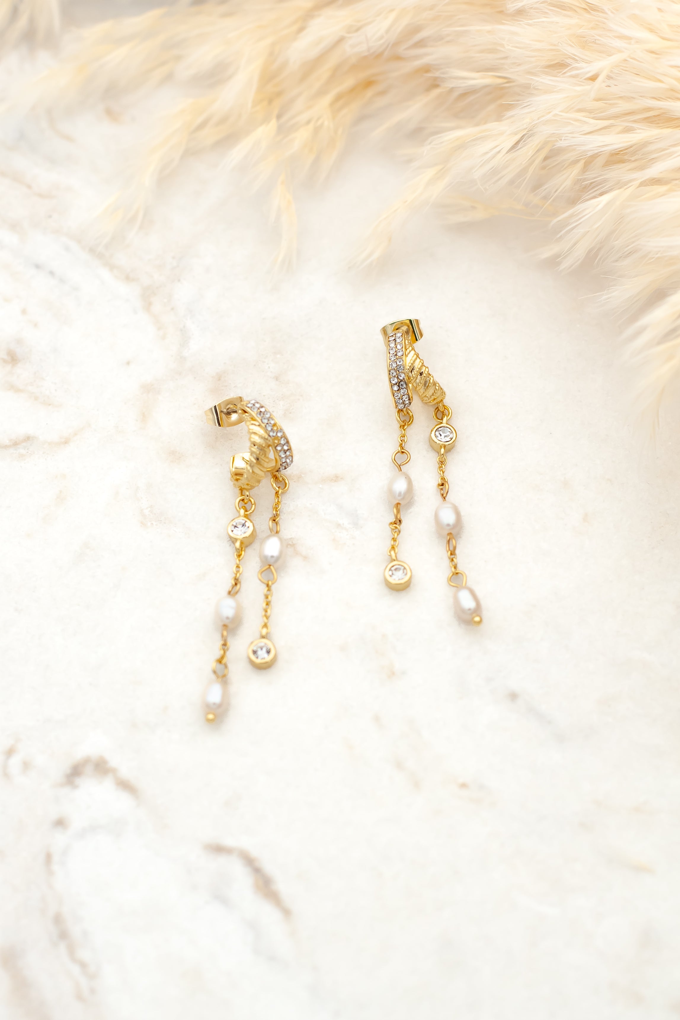 Noelia double earrings