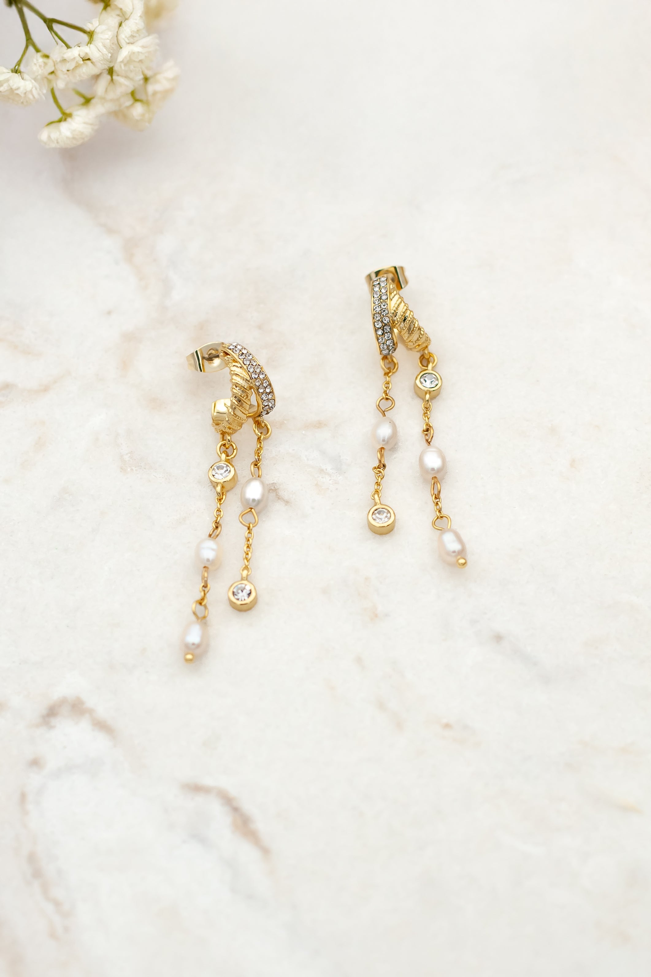 Noelia double earrings