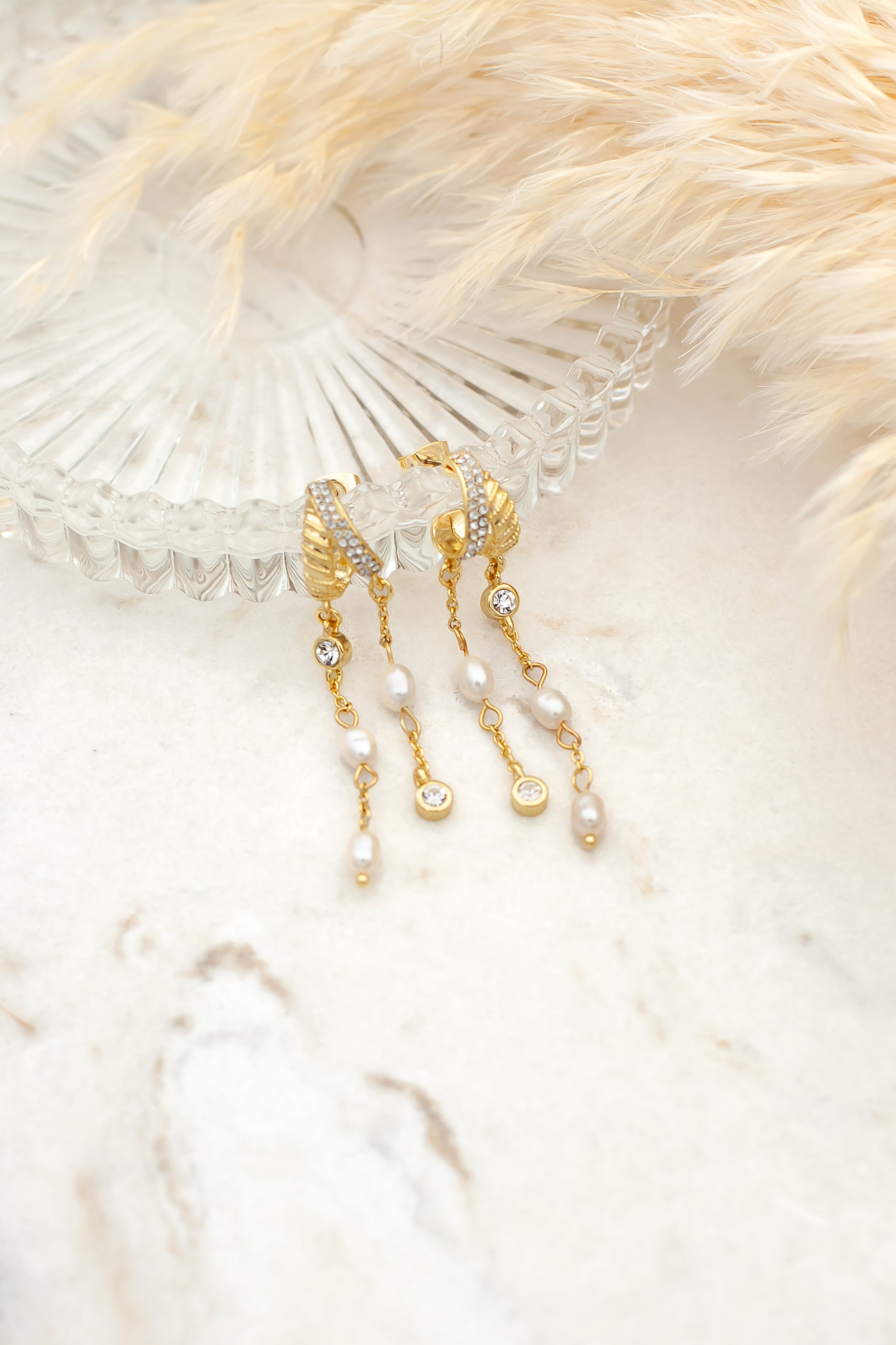 Noelia double earrings