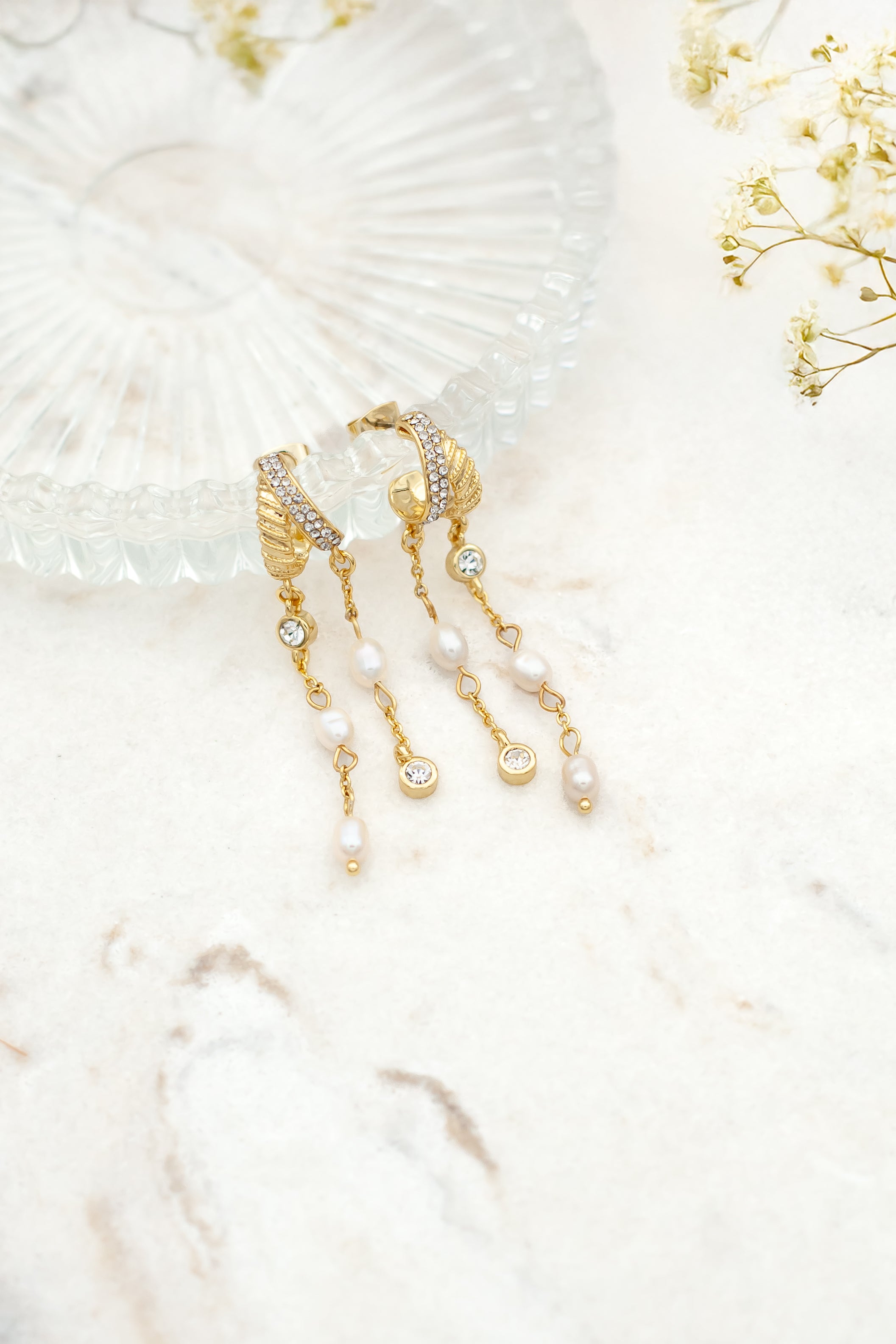 Noelia double earrings