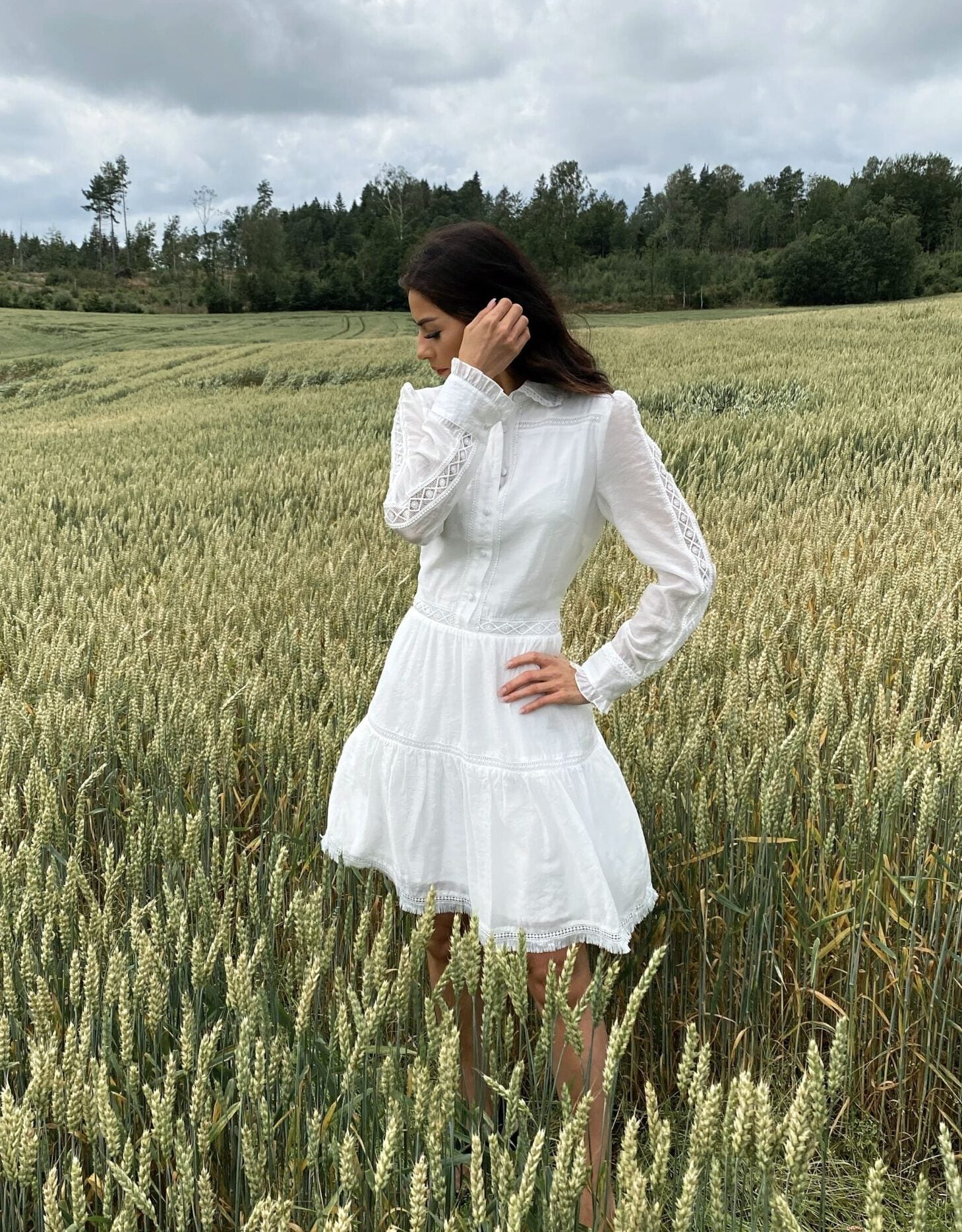 SS21 - Livia kjole hvit