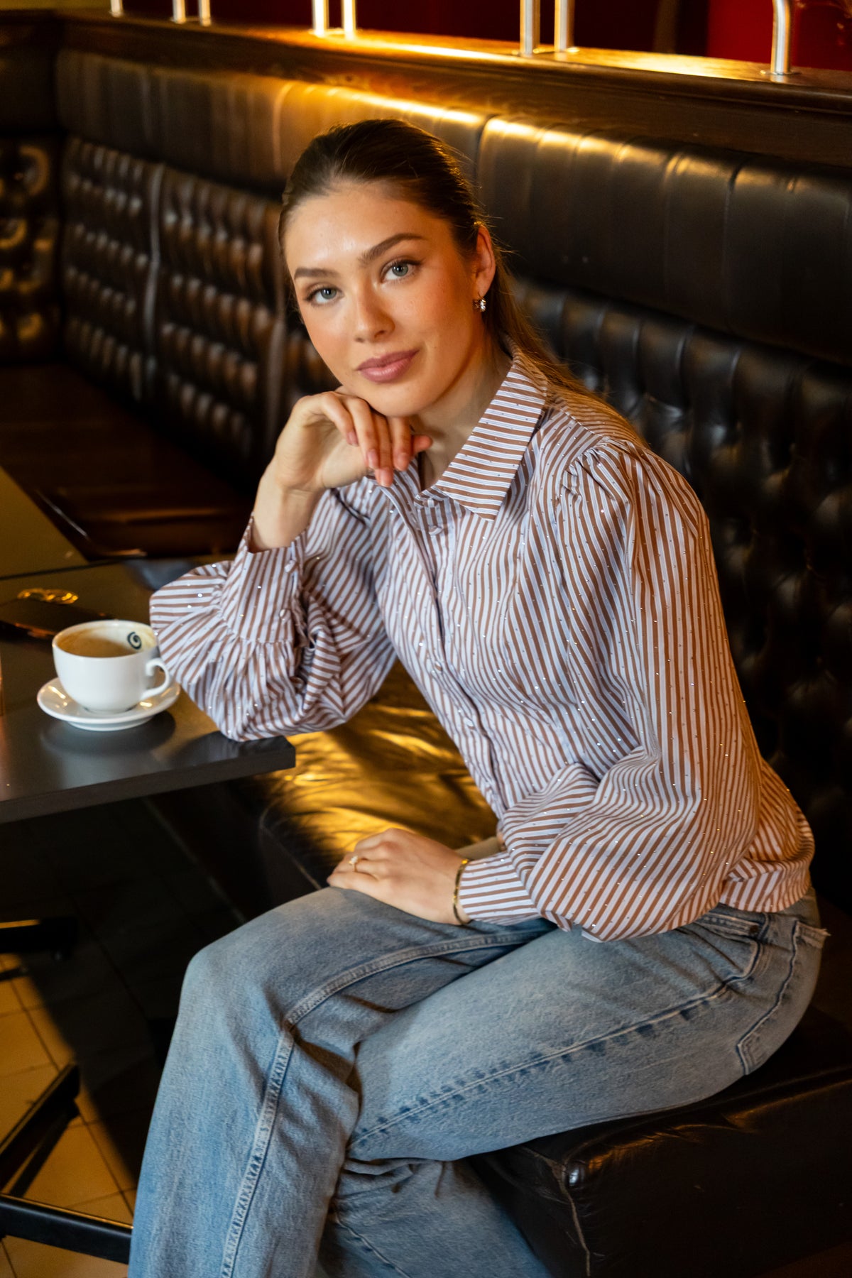 Secrets by B AW26 Cala blouse beige