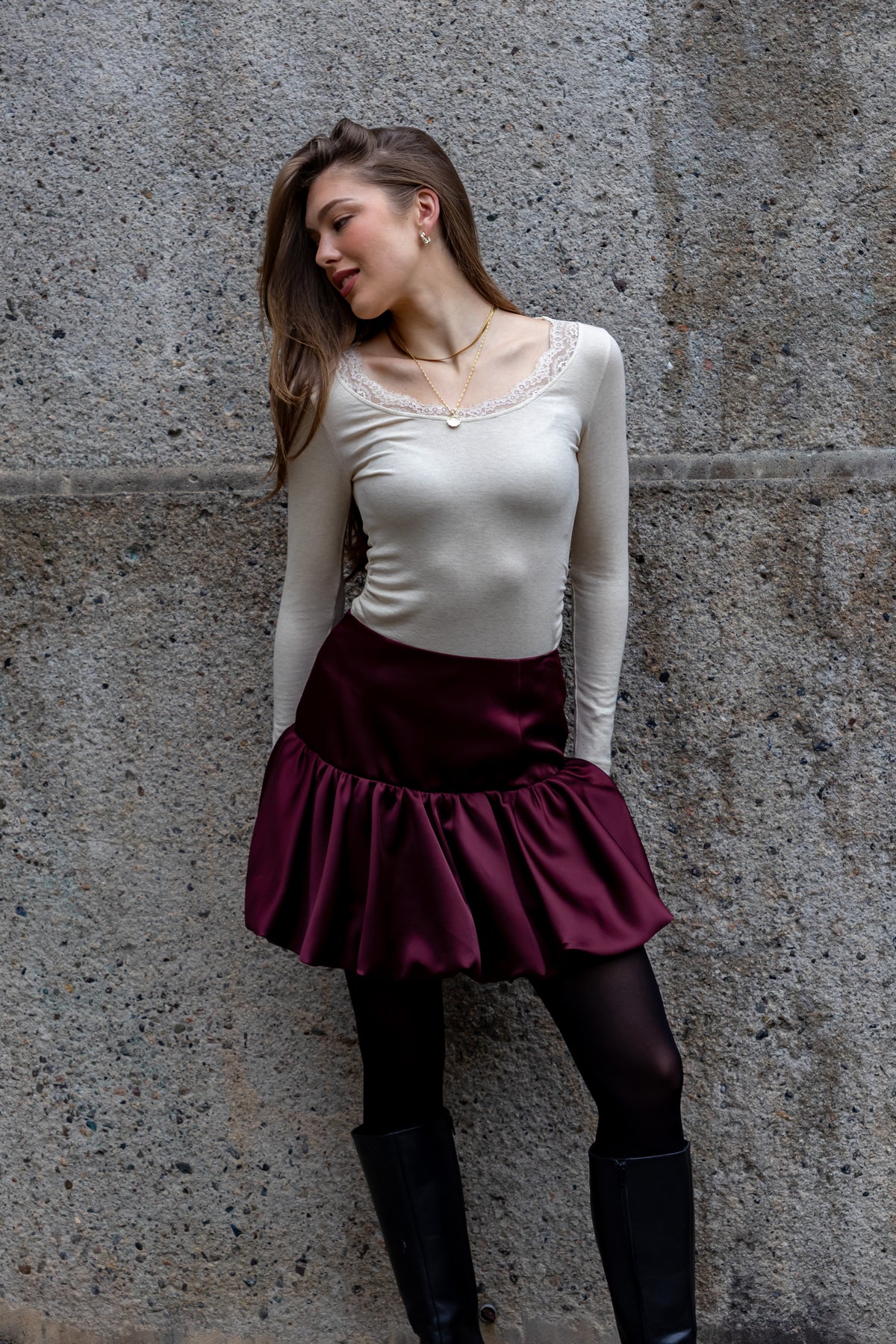 Secrets by B AW26 Jane top creme