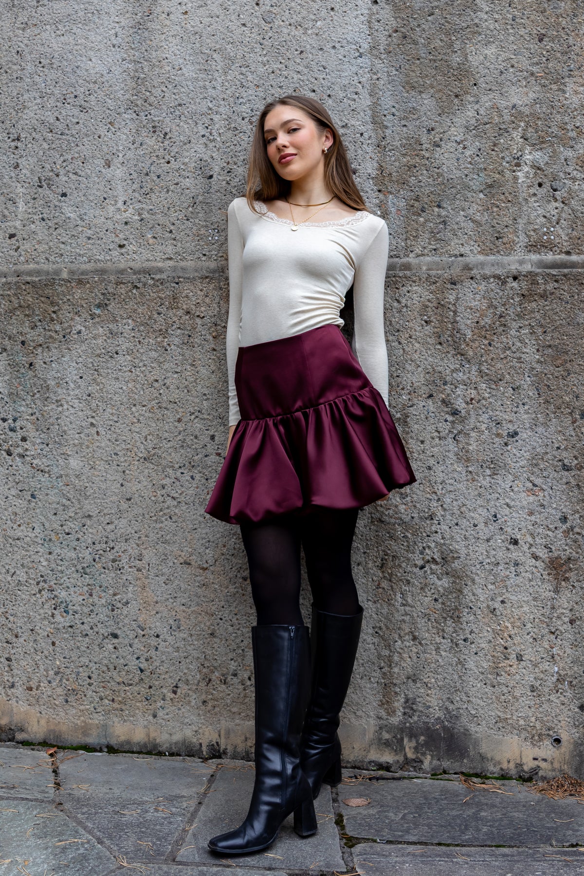 Secrets by B AW26 Jane top creme
