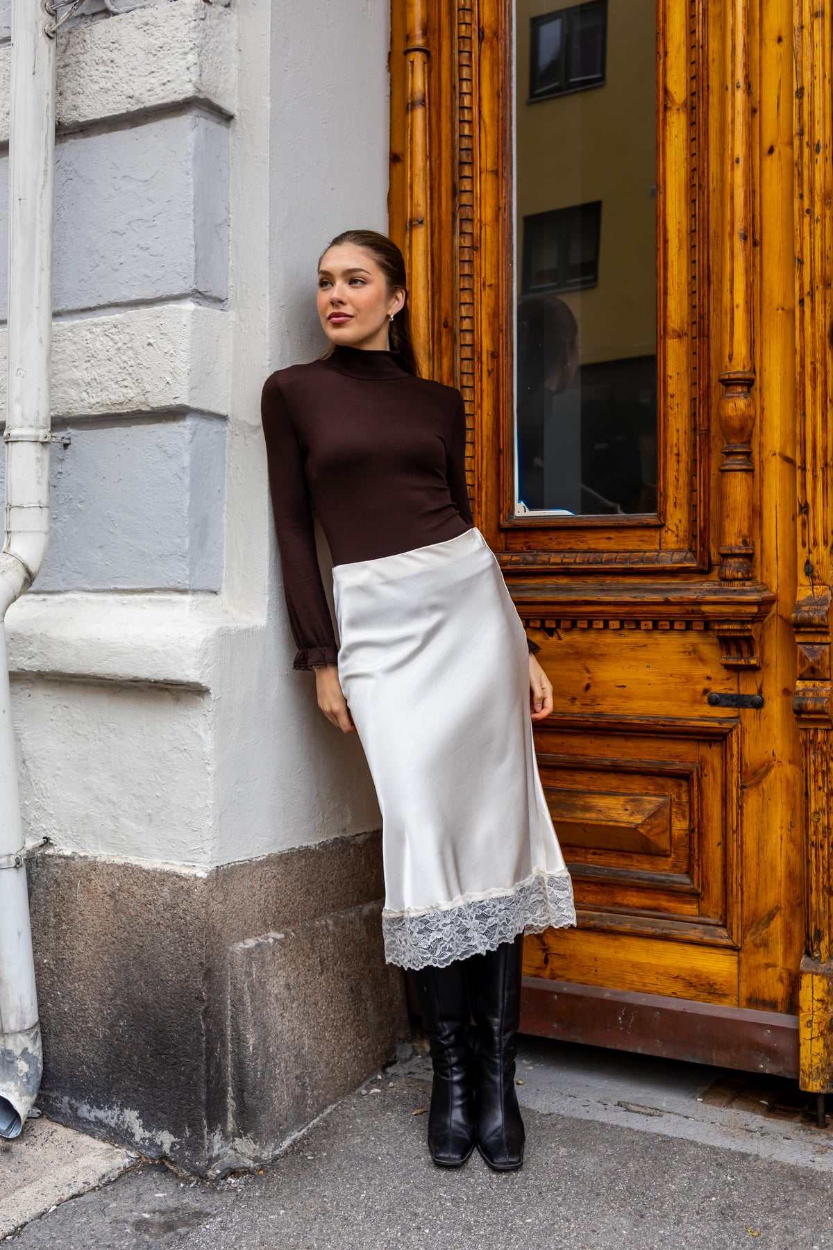 Secrets by B AW26 Rosalie skirt creme
