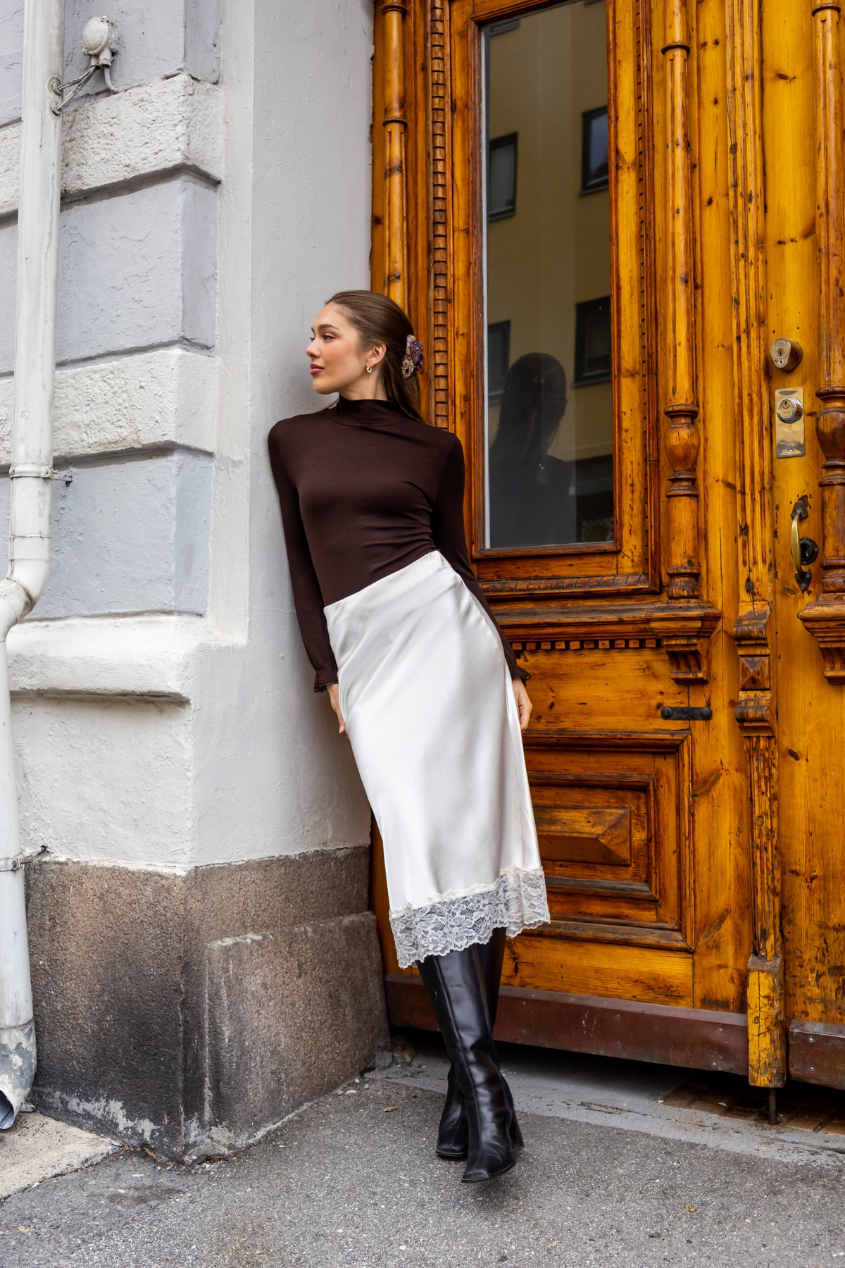 Secrets by B AW26 Rosalie skirt creme