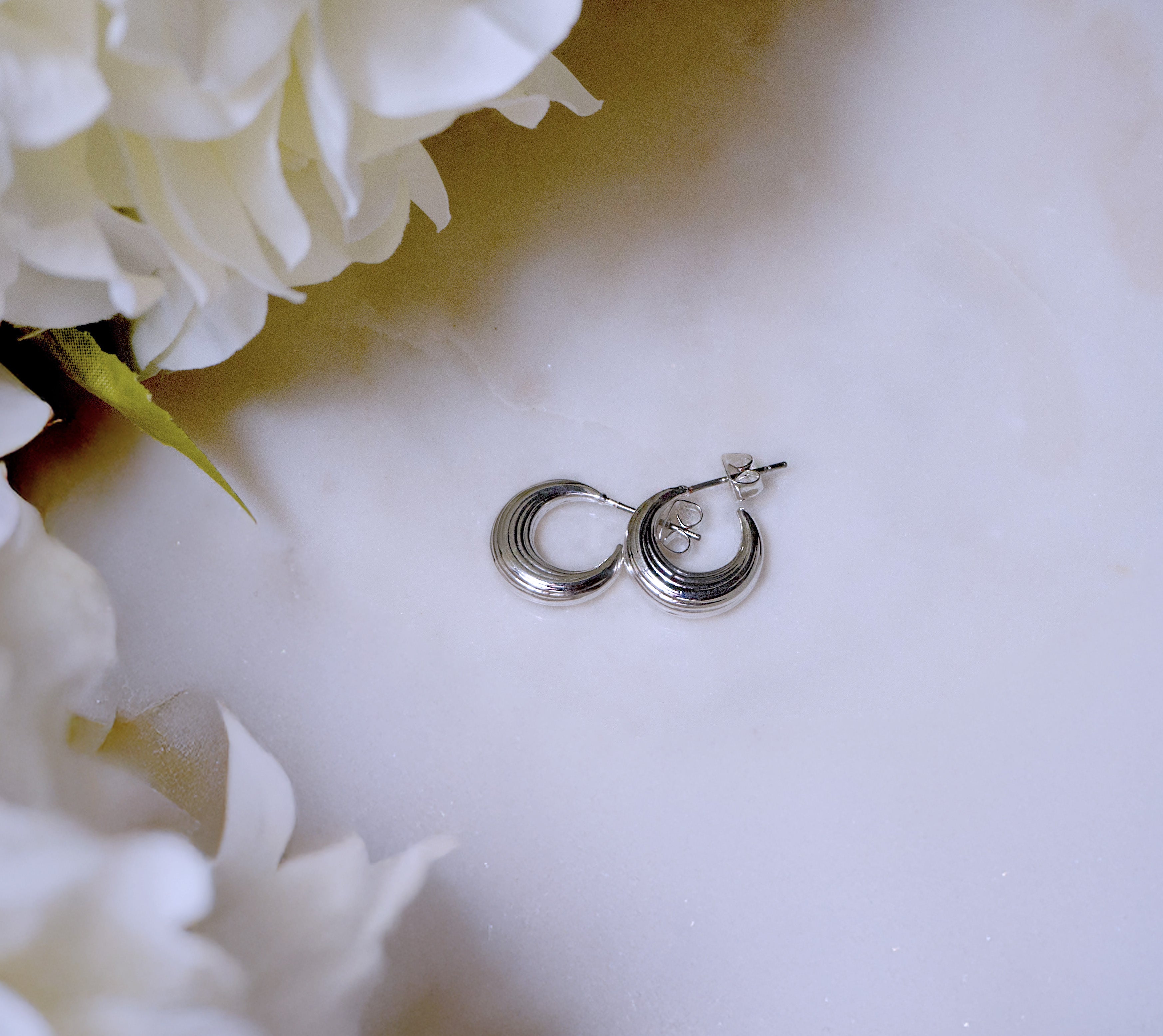 Bethany petite earrings silver