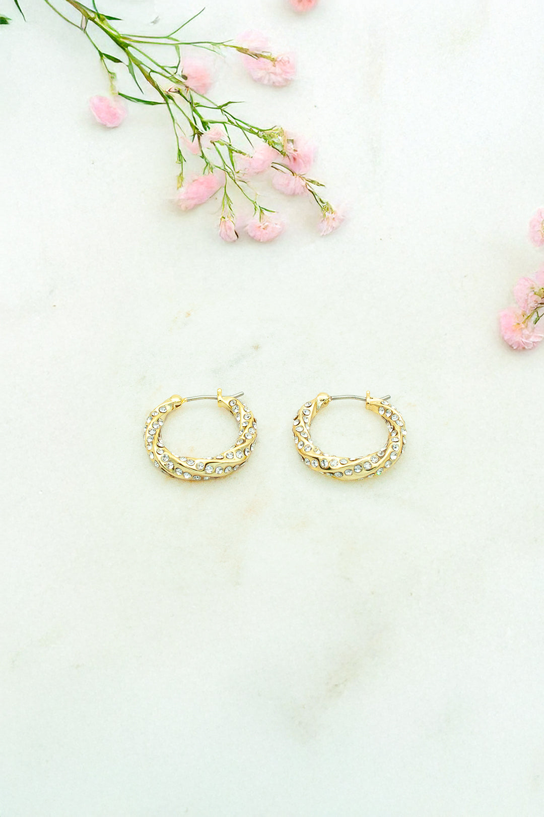 Emme crystal earrings grande