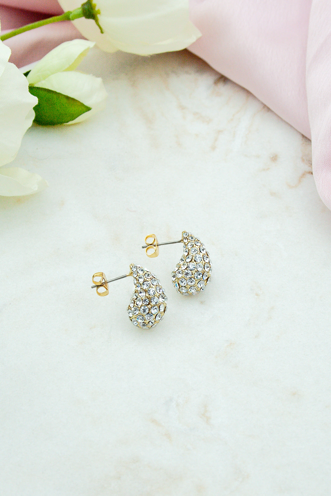 Crystal drop earrings