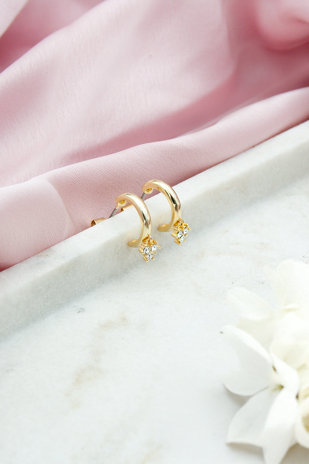 Bianca earrings clear