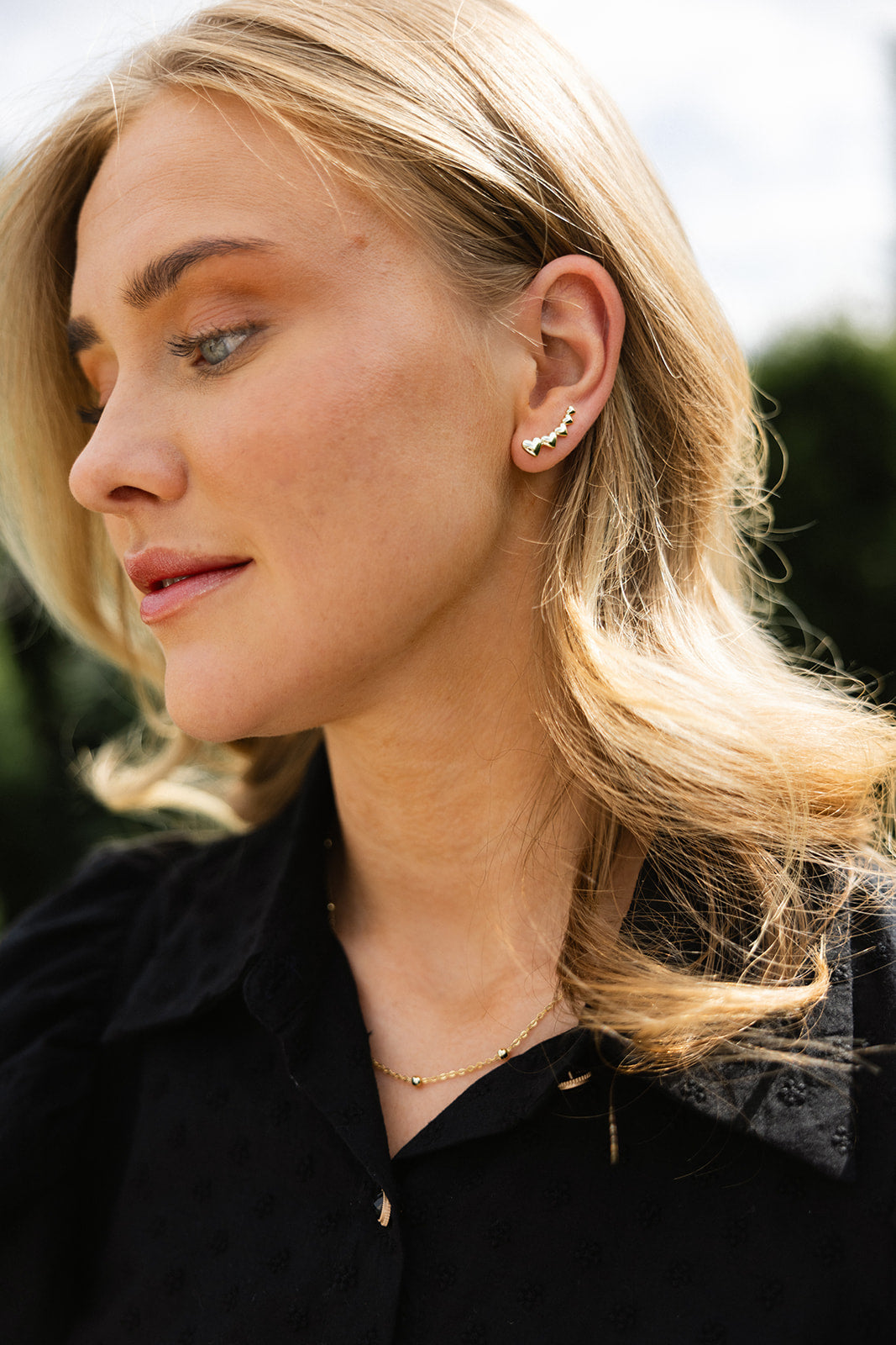 Amore climber earrings