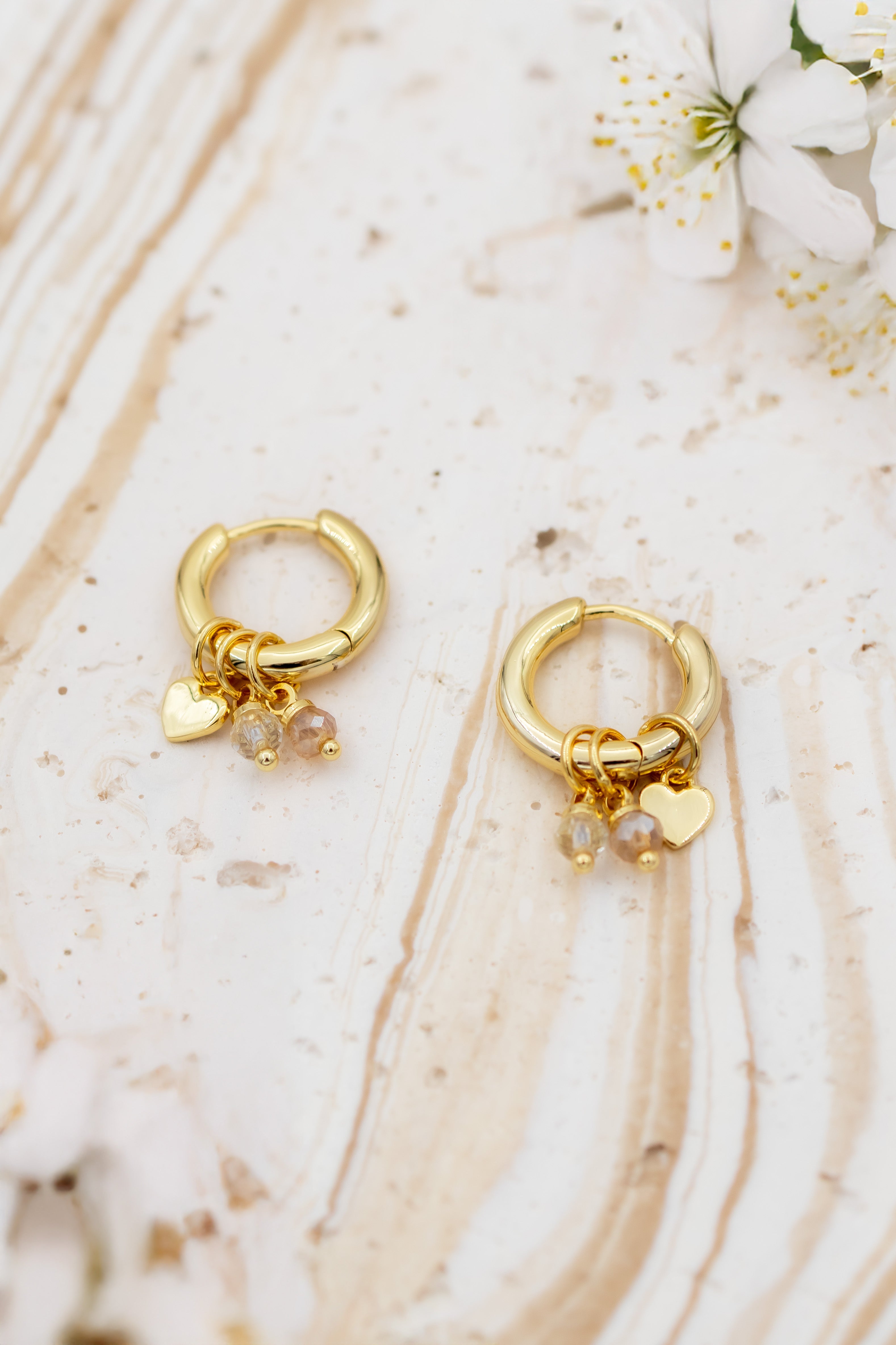 Lucente charm hoops