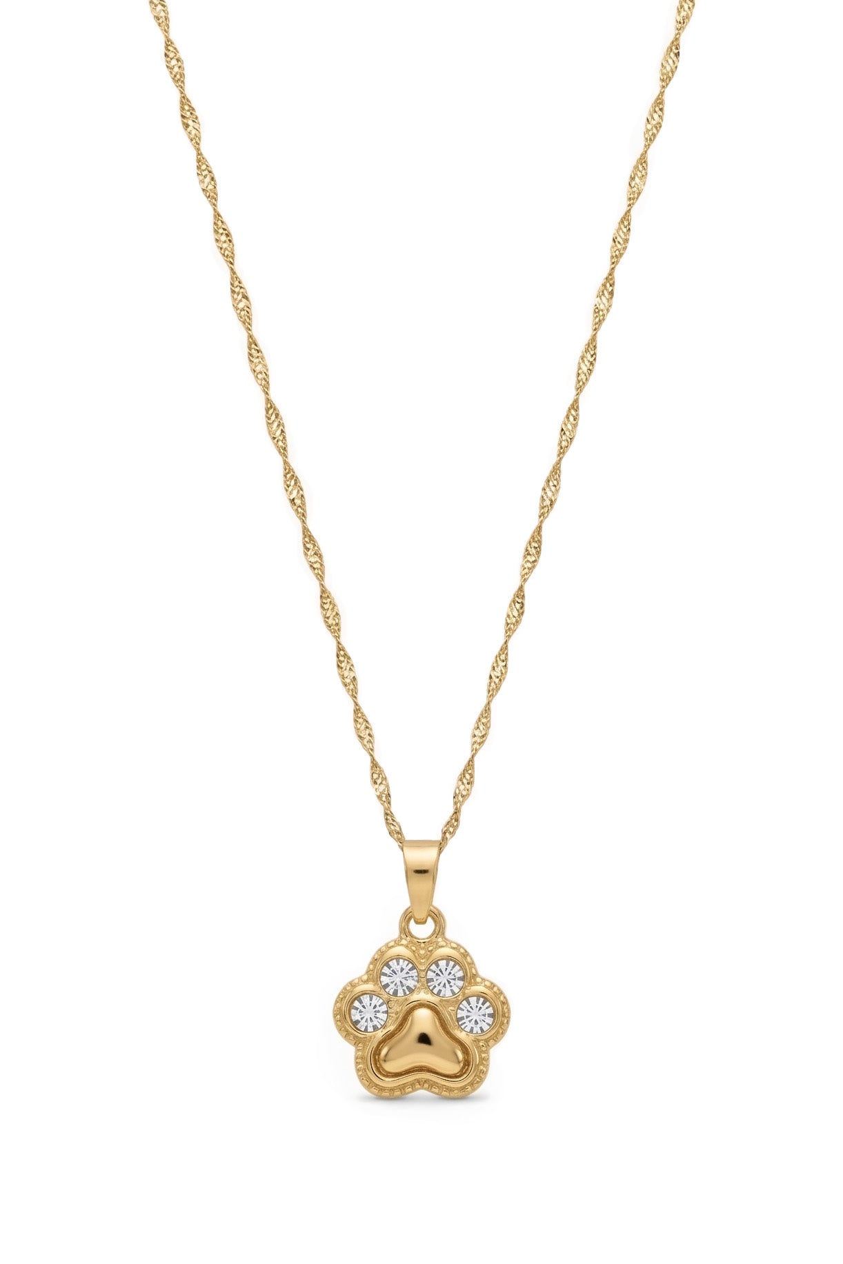 Forever paw necklace
