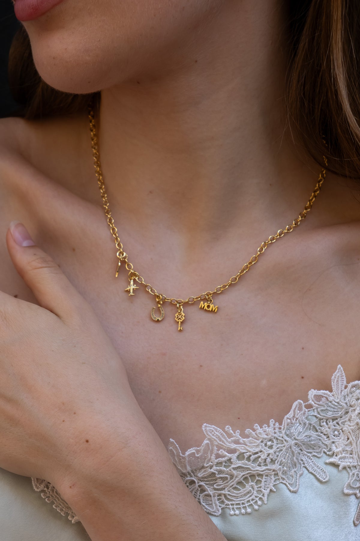 Fortuna angelwing charm