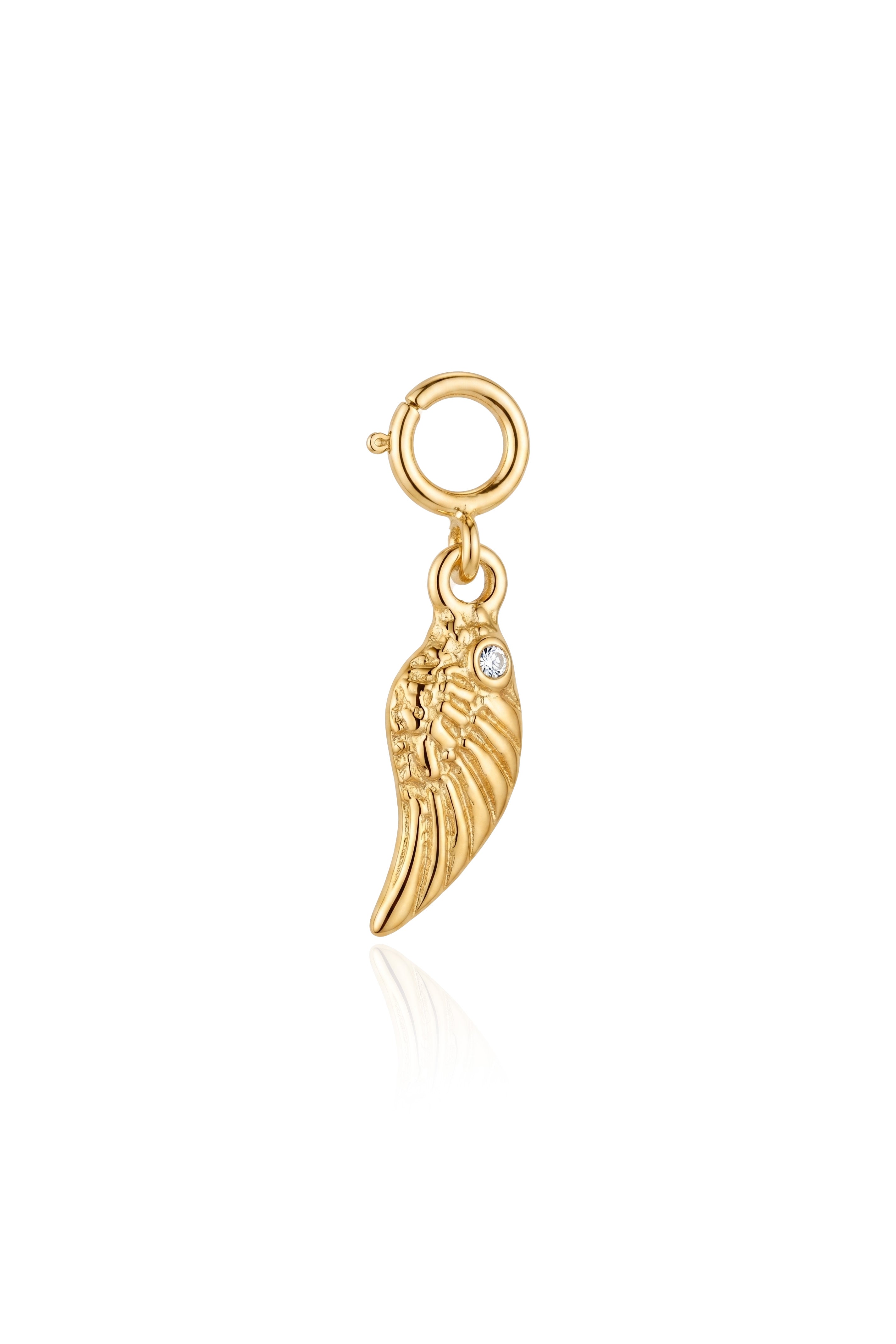 Fortuna angelwing charm