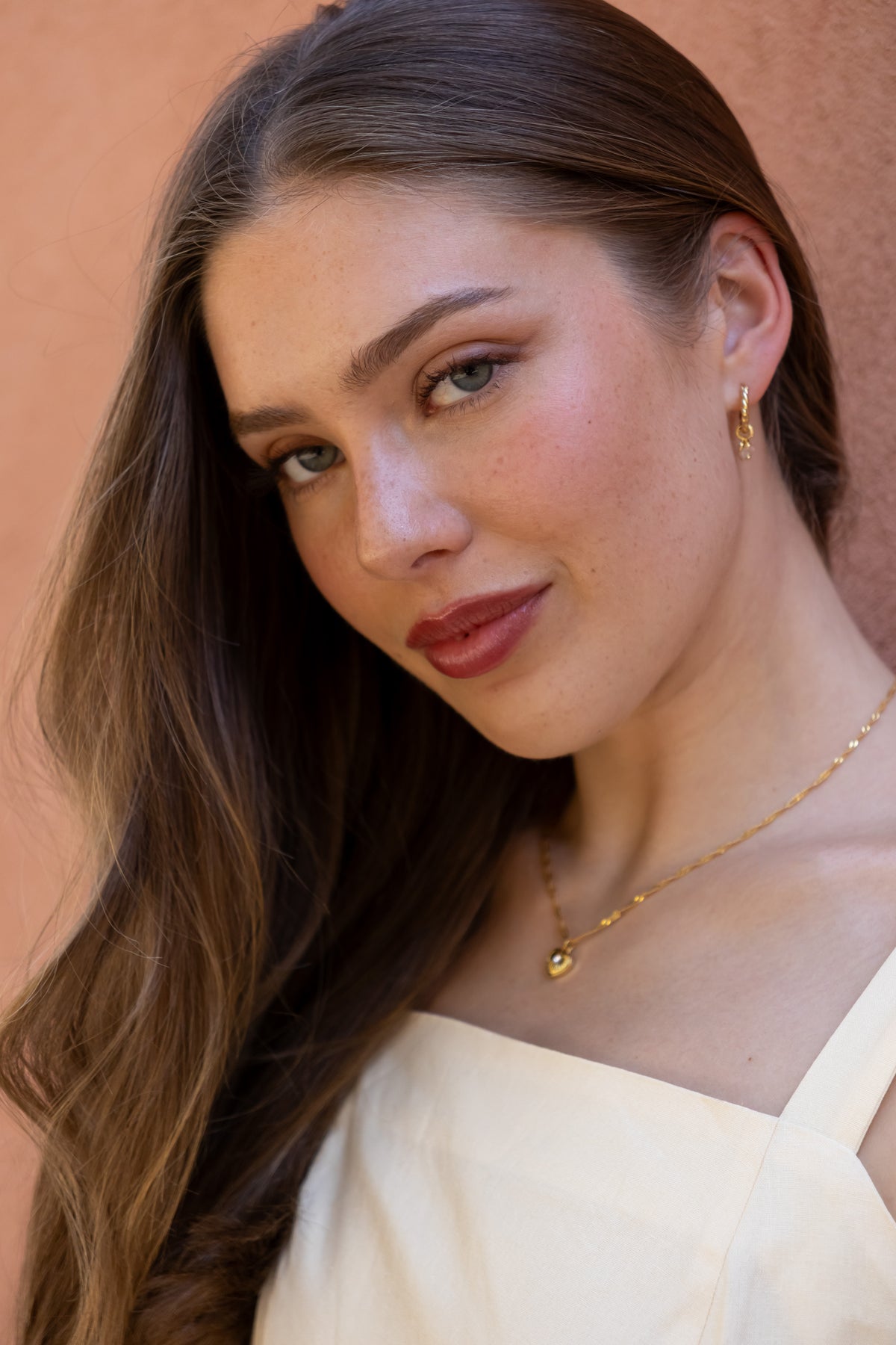 Aurelia bella heart necklace
