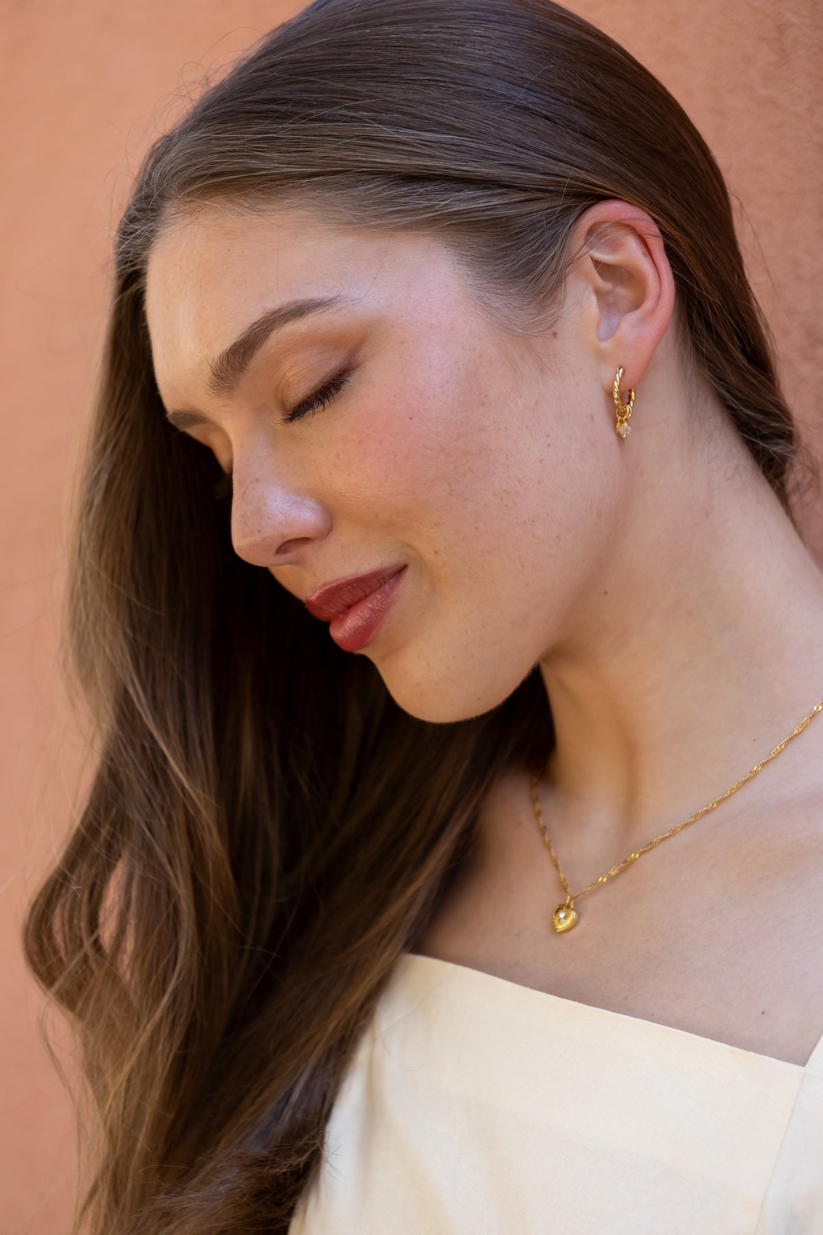 Aurelia bella heart necklace