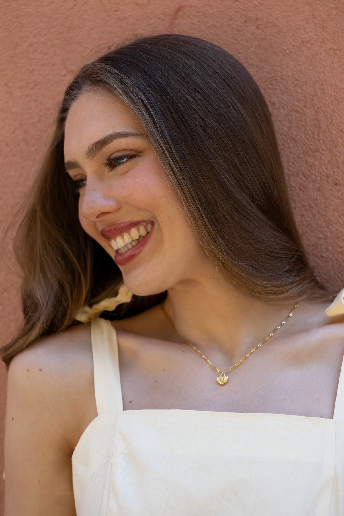 Aurelia bella heart necklace