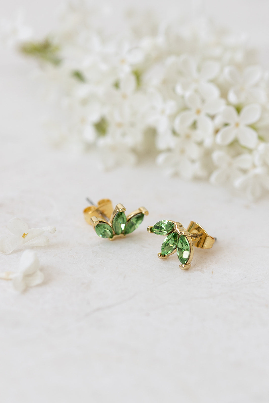 Pia earstuds peridot