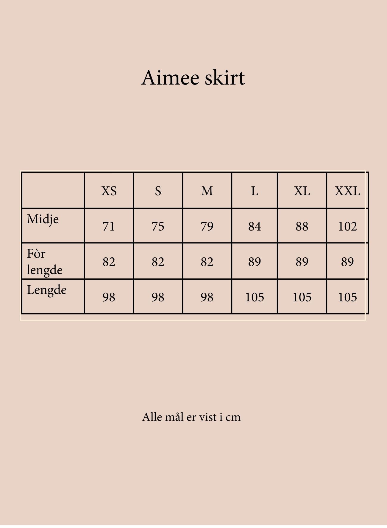 Aimee skirt burgundy