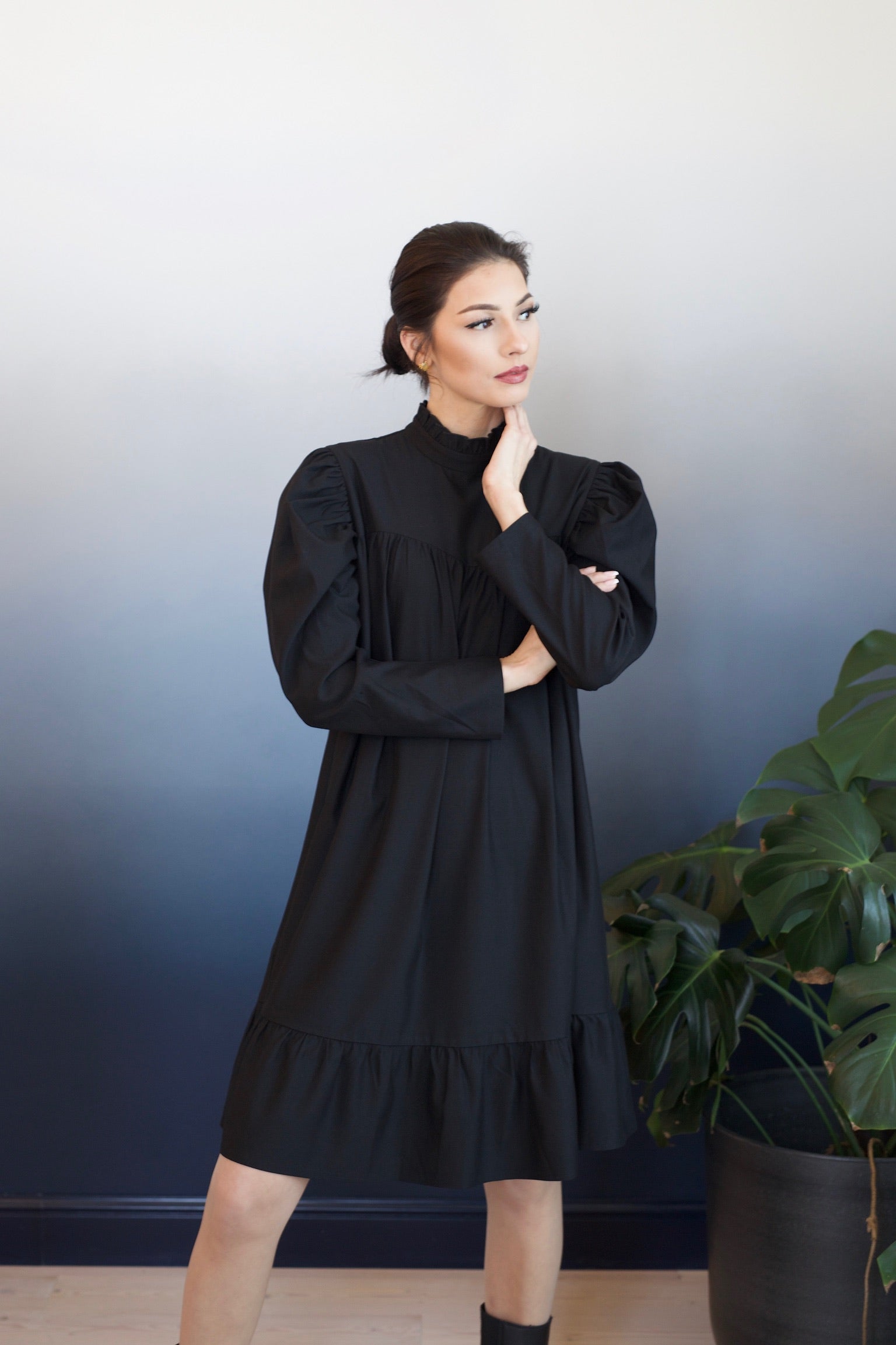 AW21 - Brooke kjole sort