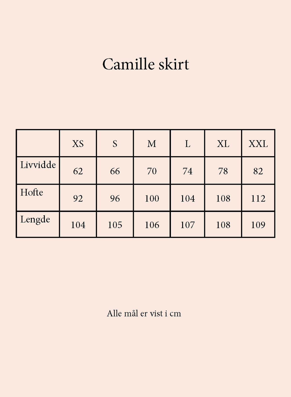 Secrets by B AW26 Camille skirt