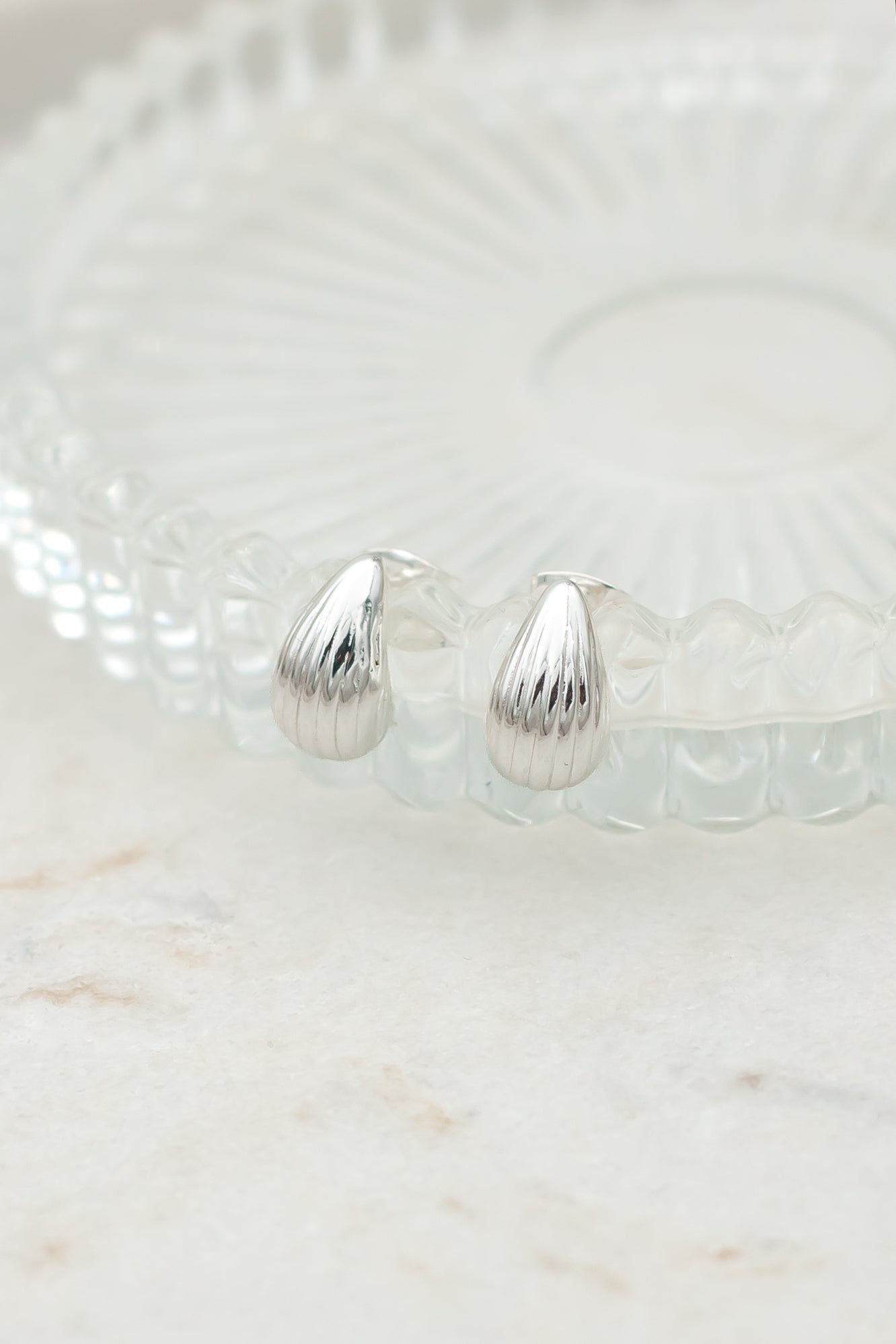 Daria drop earrings silver