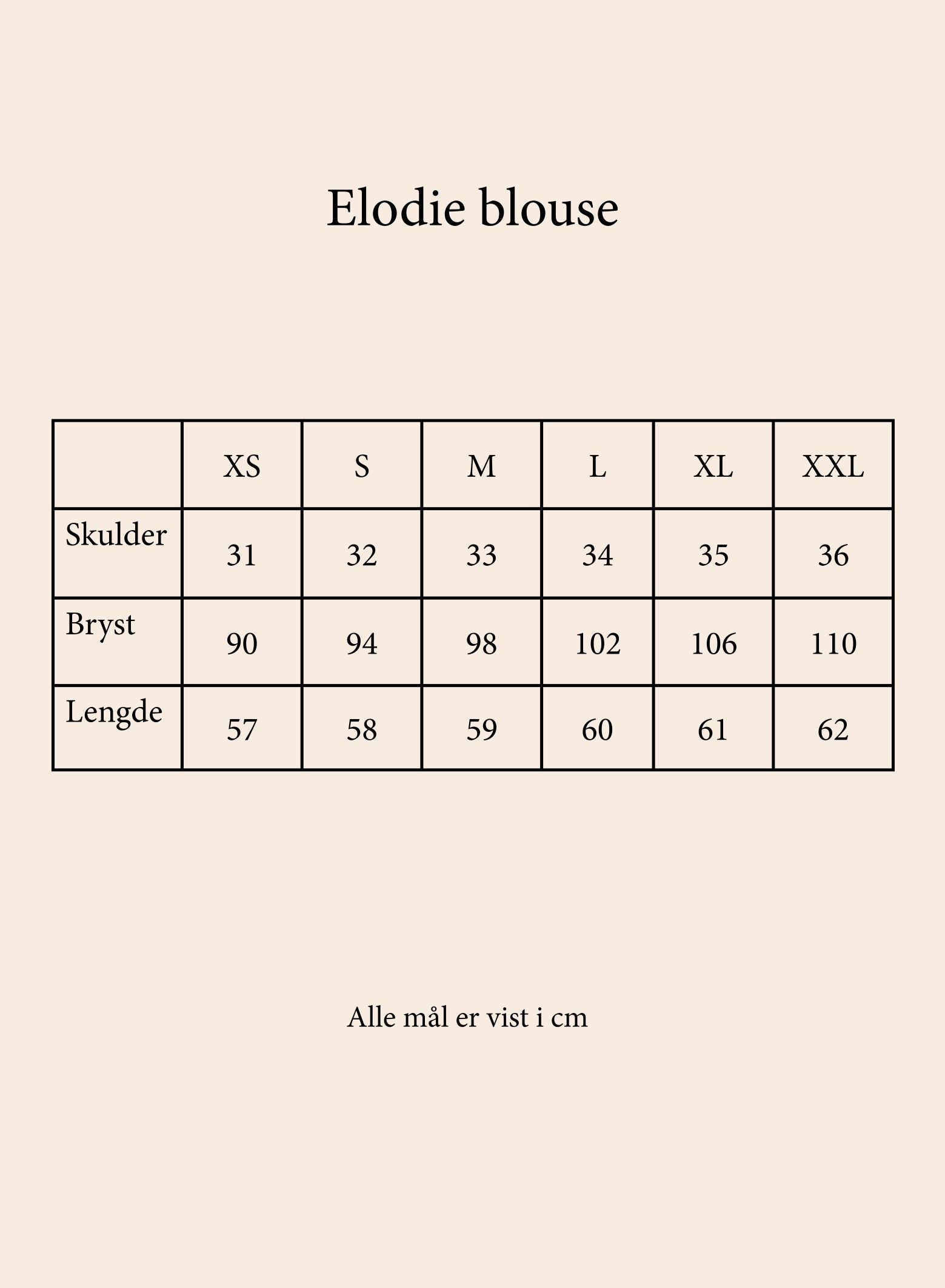 Secrets by B - Elodie bluse black