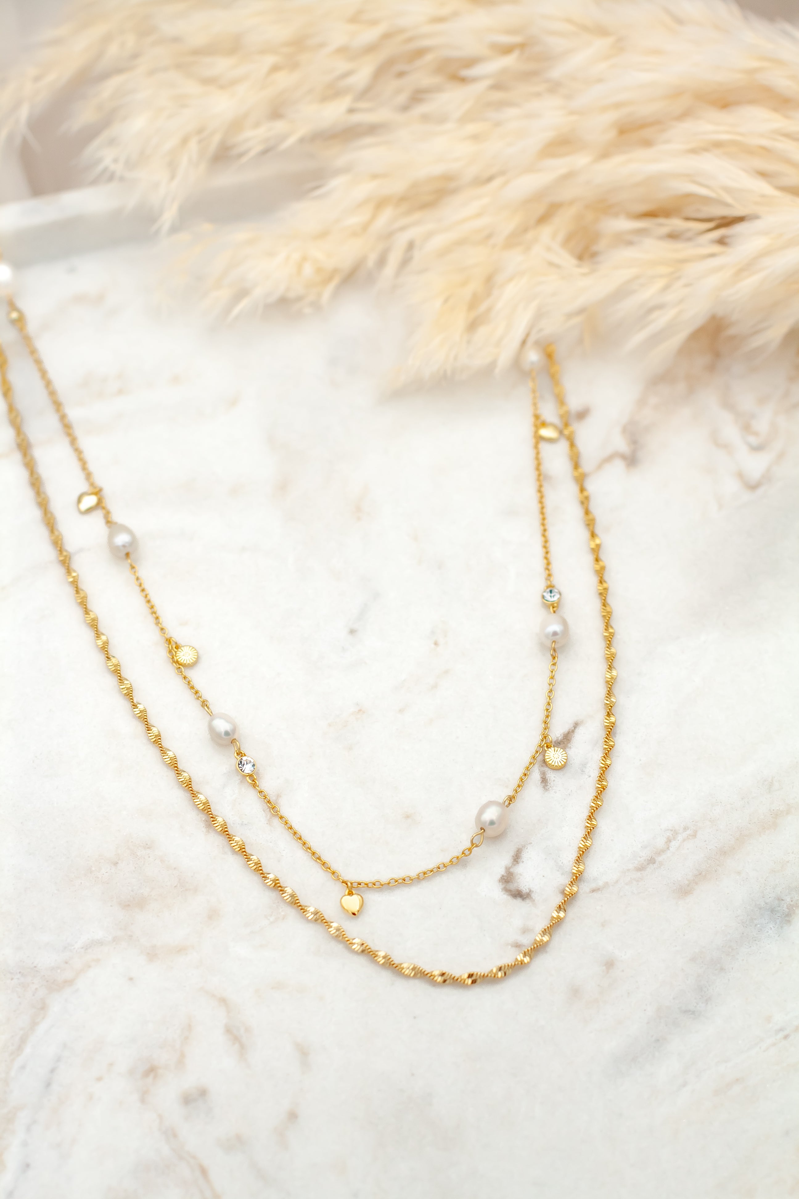 Helena double necklace