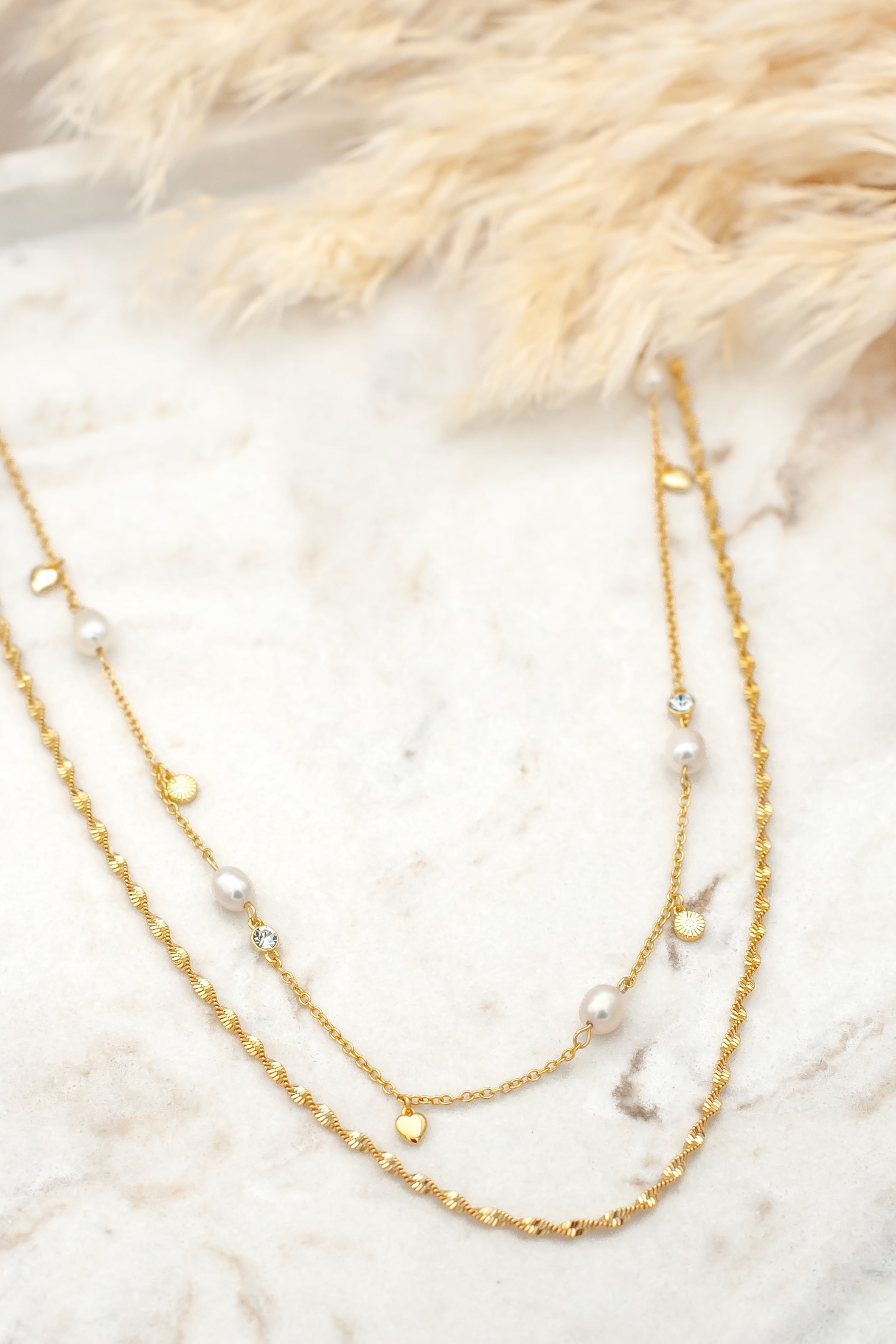 Helena double necklace