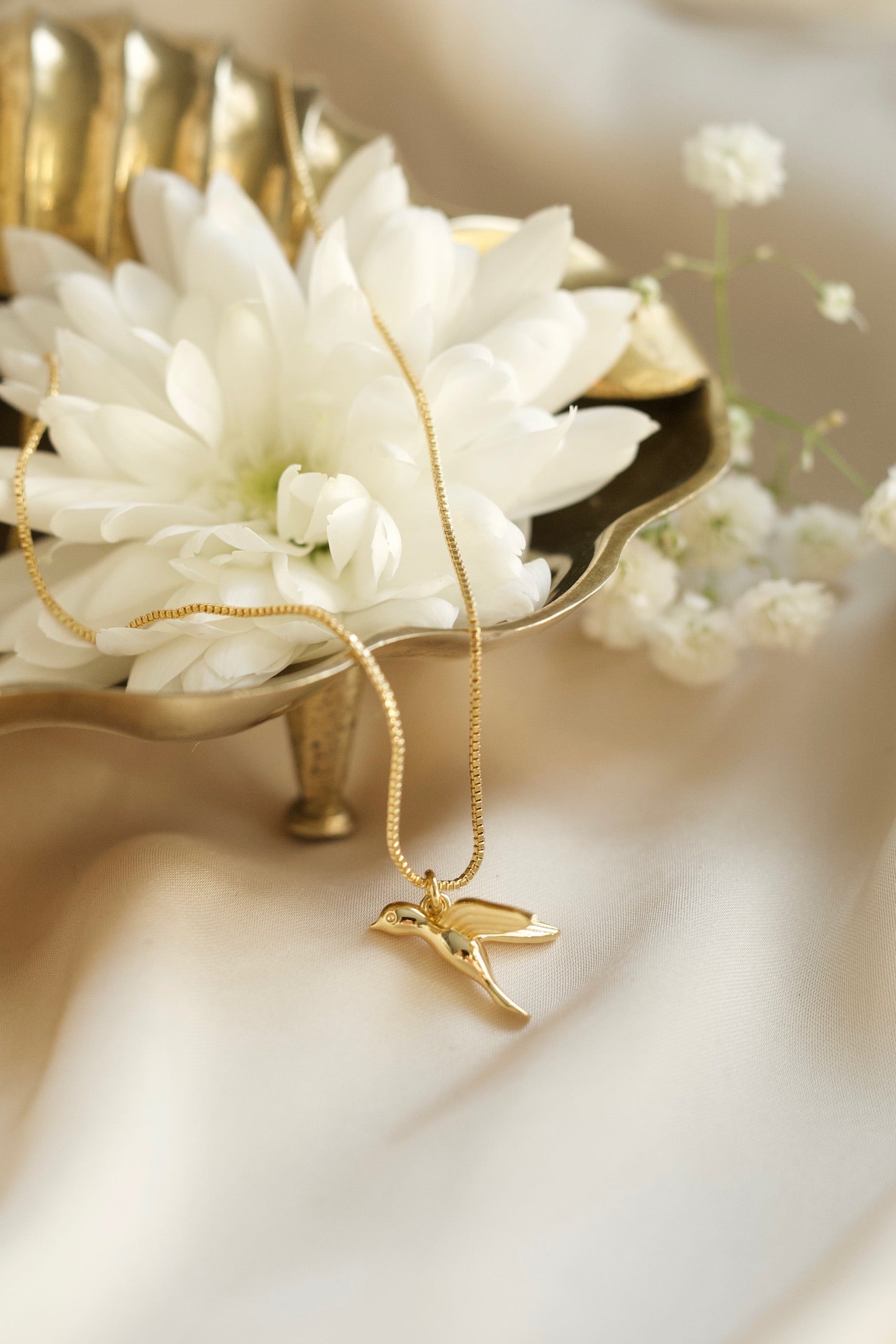 Hummingbird necklace