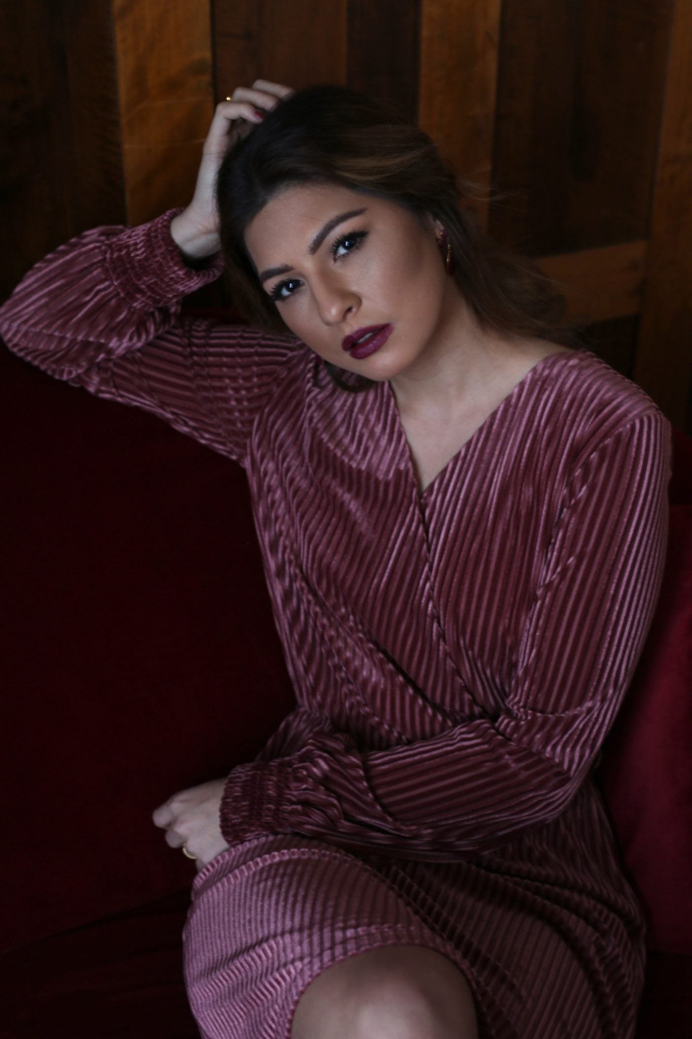 Sarah kjole lilla