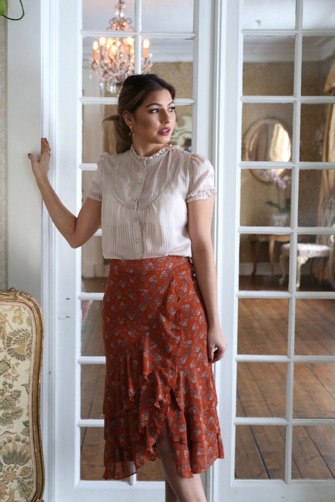 Savannah midi skjørt
